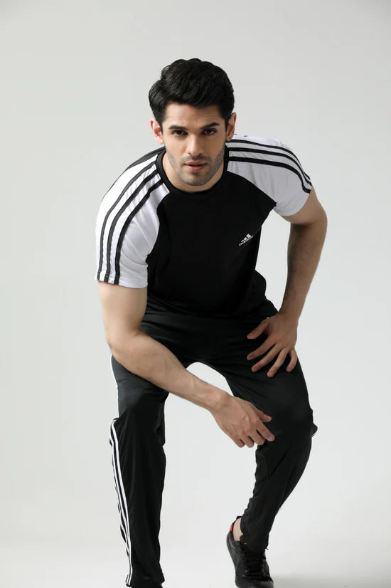 Adi Black White Summer Tracksuit