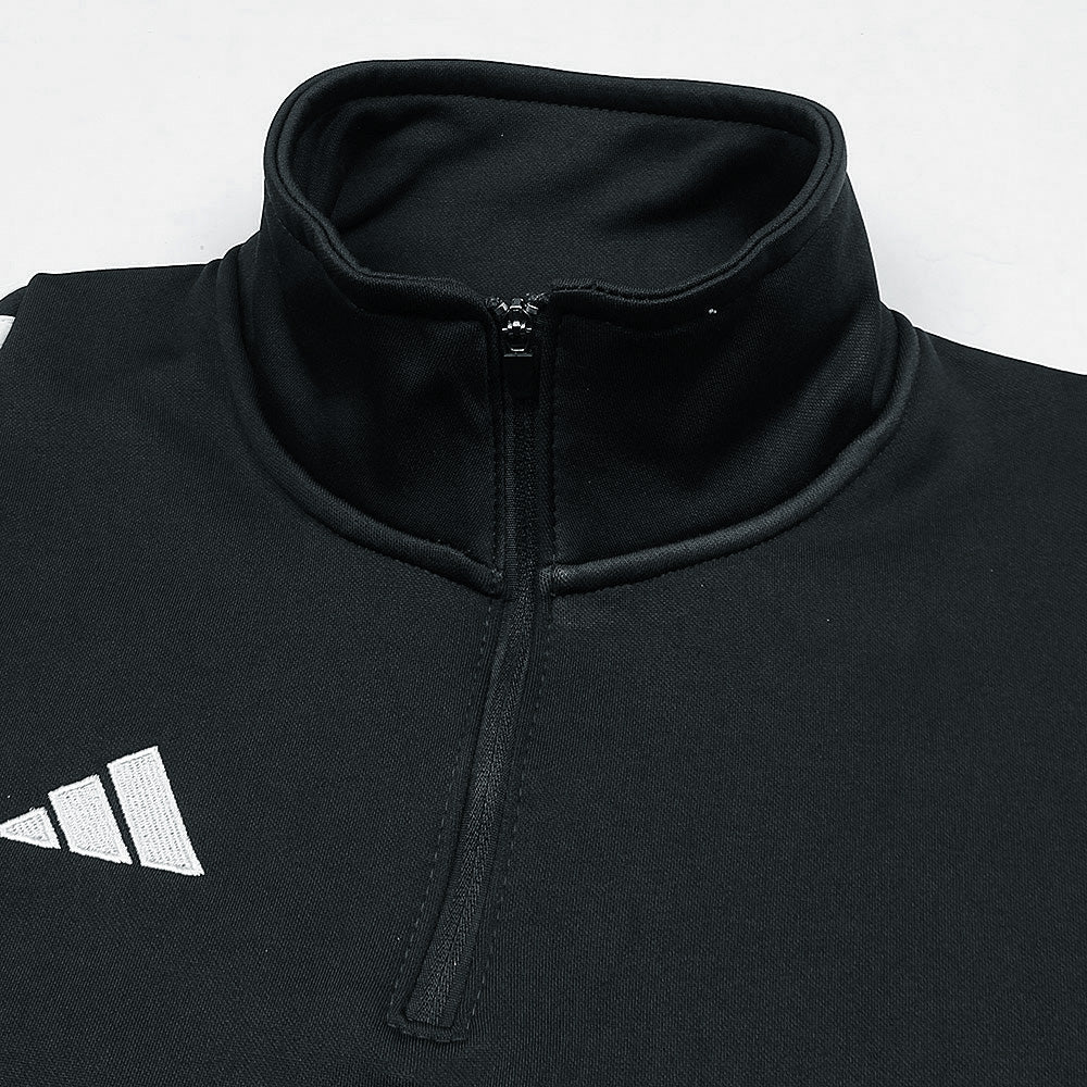 Adidas Imported Tiro Piping Quarter Zip Tracksuit (Black)