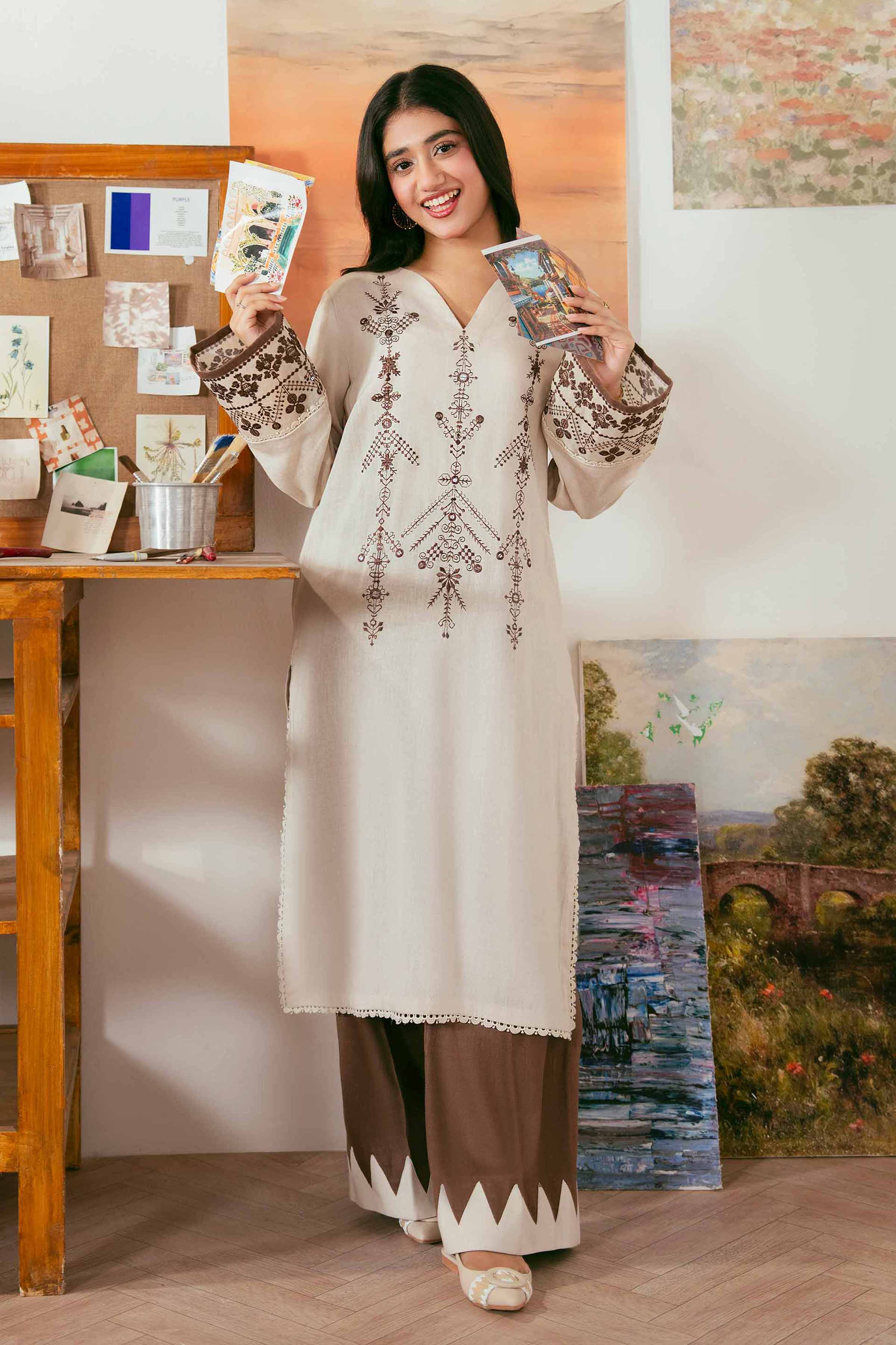 URB   2 Piece - Embroidered Suit