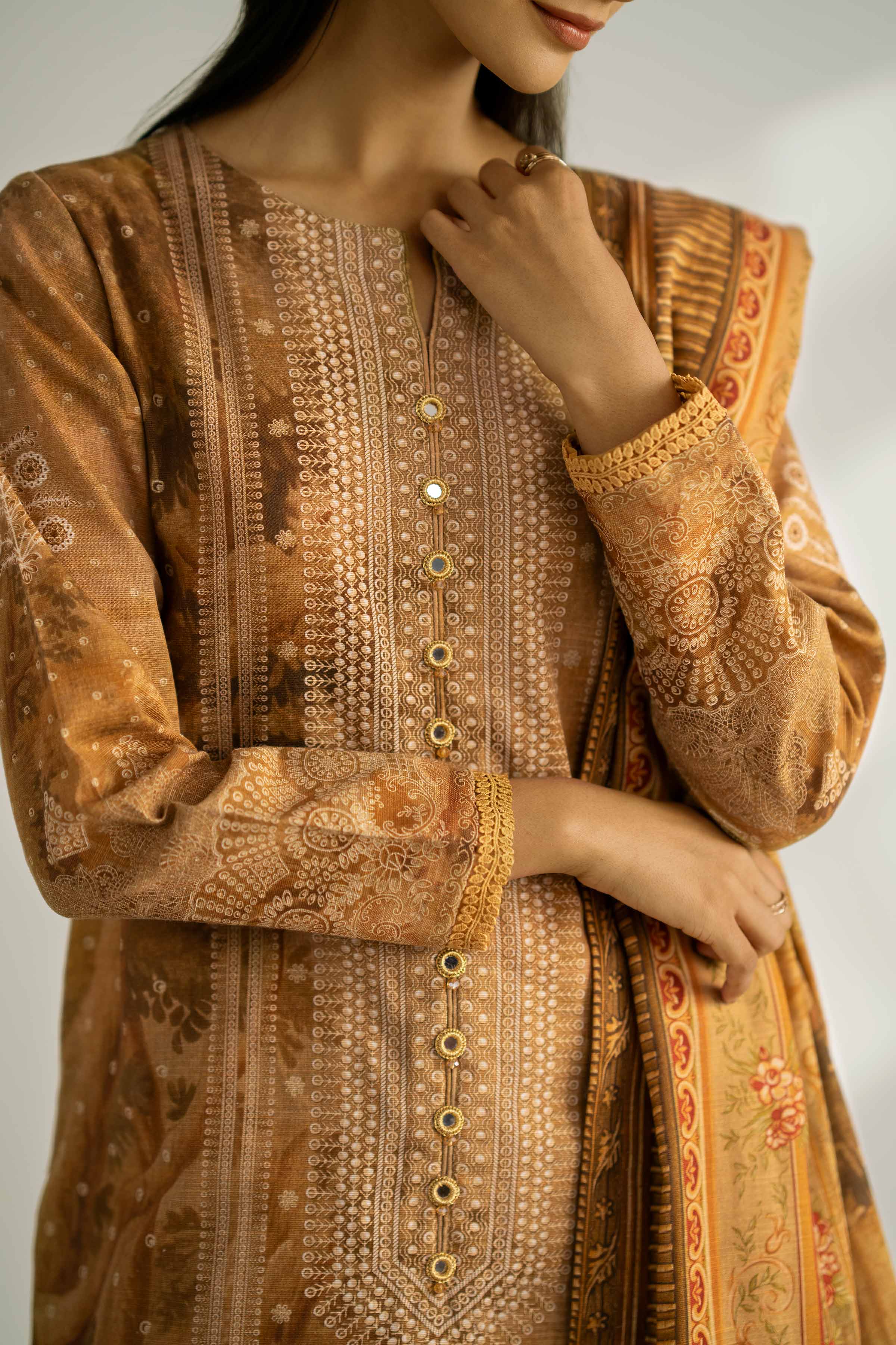 3 Piece - Digital Printed Suit - URBKU78352190