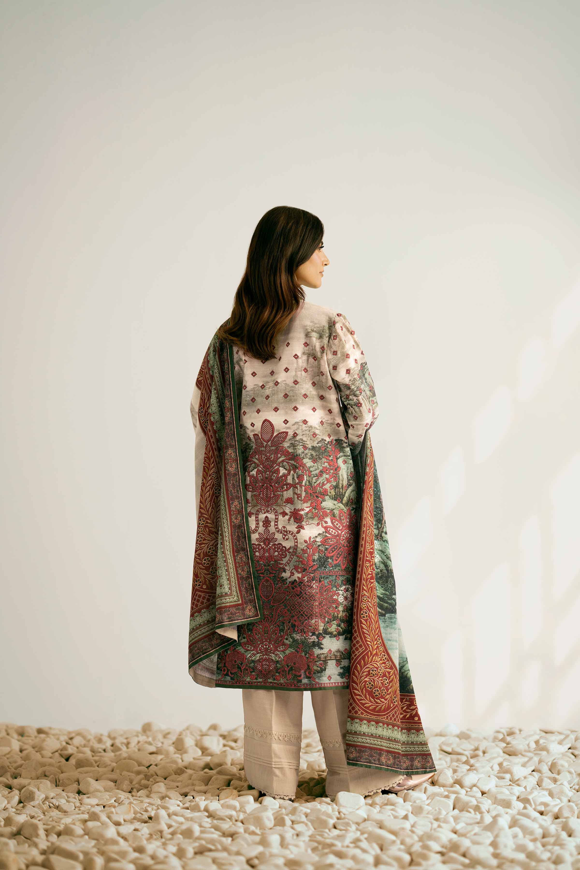 3 Piece - Digital Printed Suit - URBKU61478329