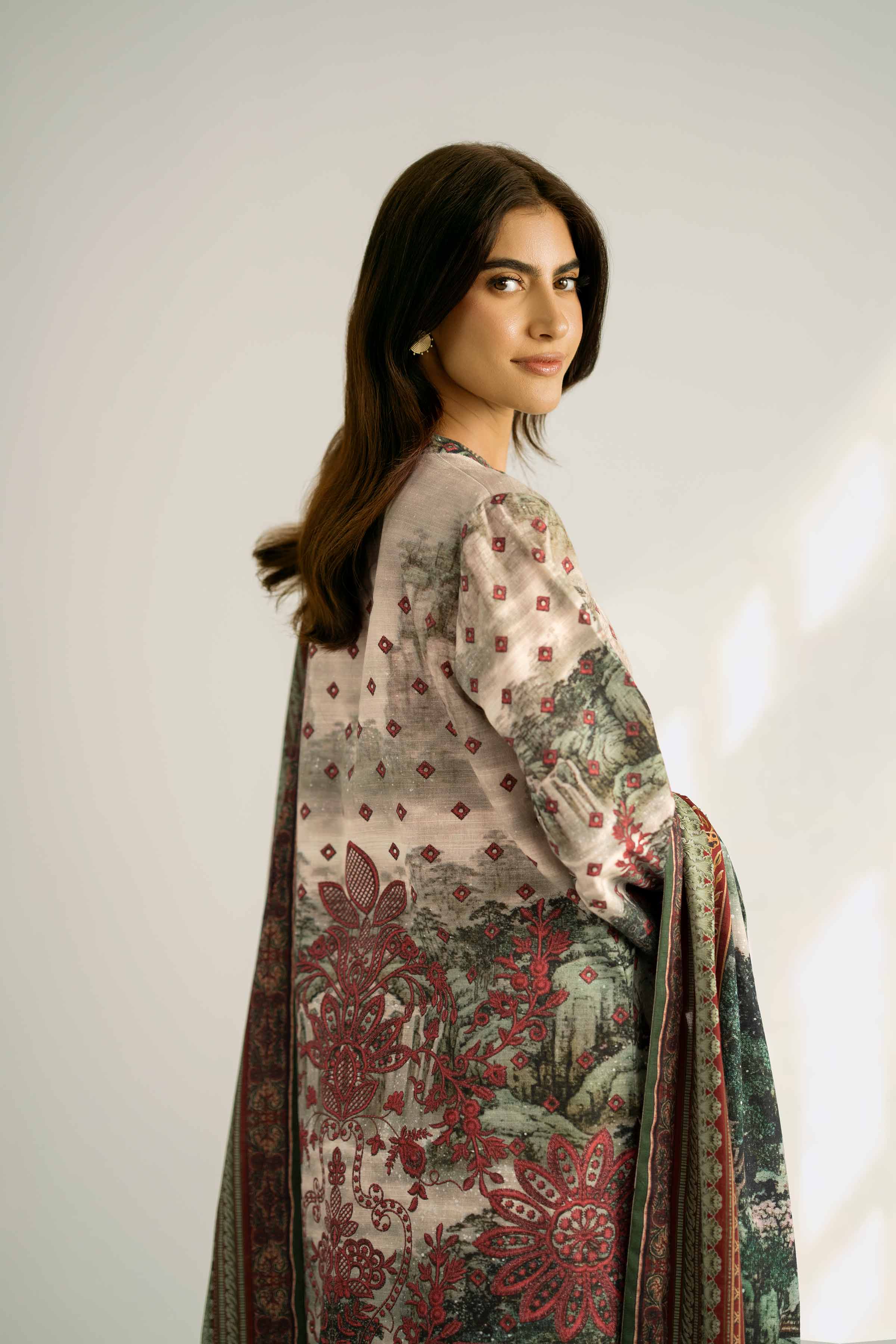 3 Piece - Digital Printed Suit - URBKU61478329