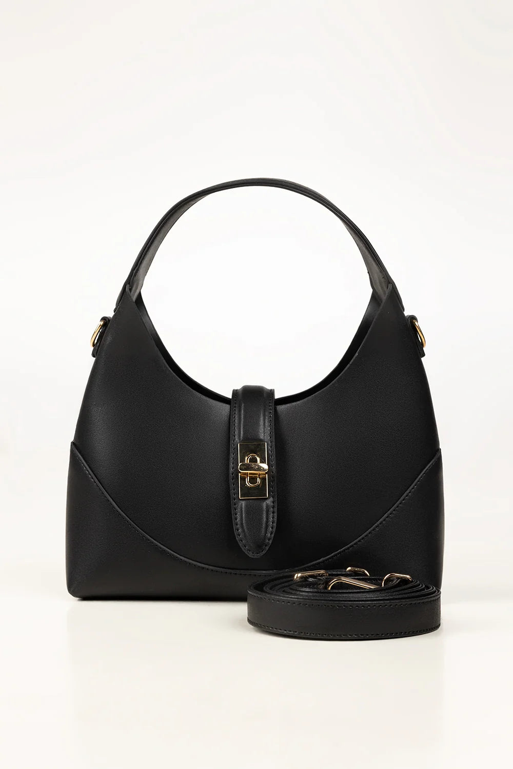 URB Black Hobo Bag 5