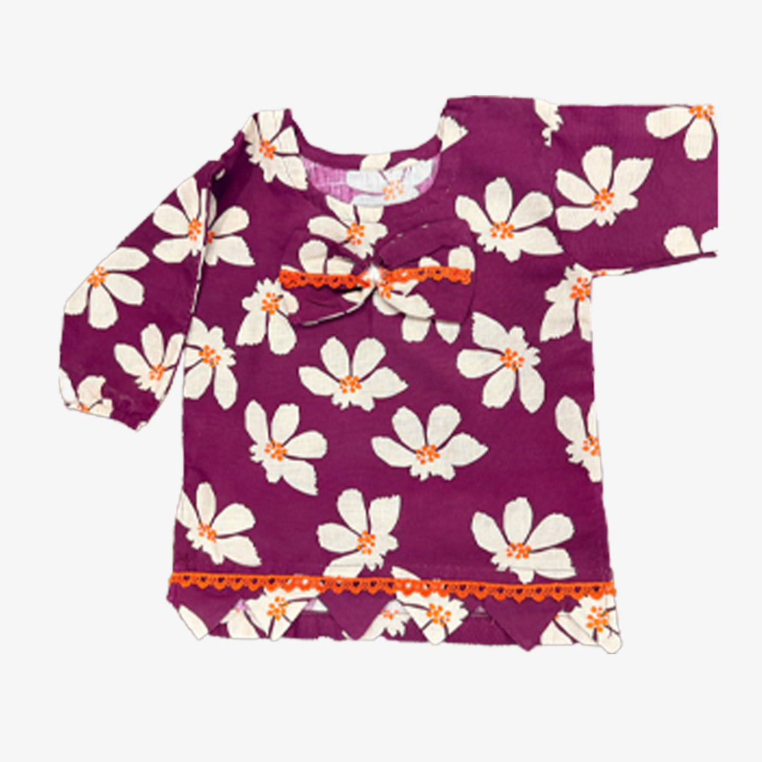 Baby Girl Khaddar Floral Salwar Kameez