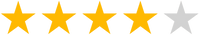 4.0 star rating