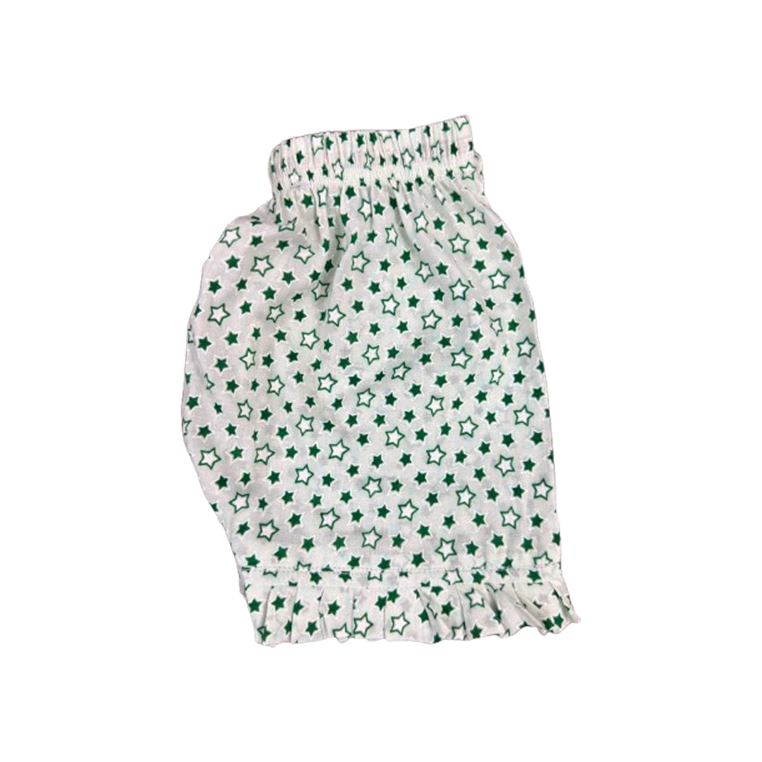 Princess Dress Set White with Green Bow Accents (14 August Edition)
