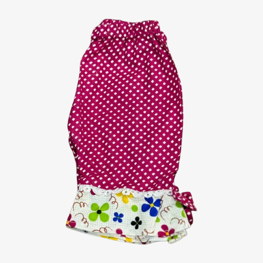 Baby Cotton Multi Color Dress with Pajama