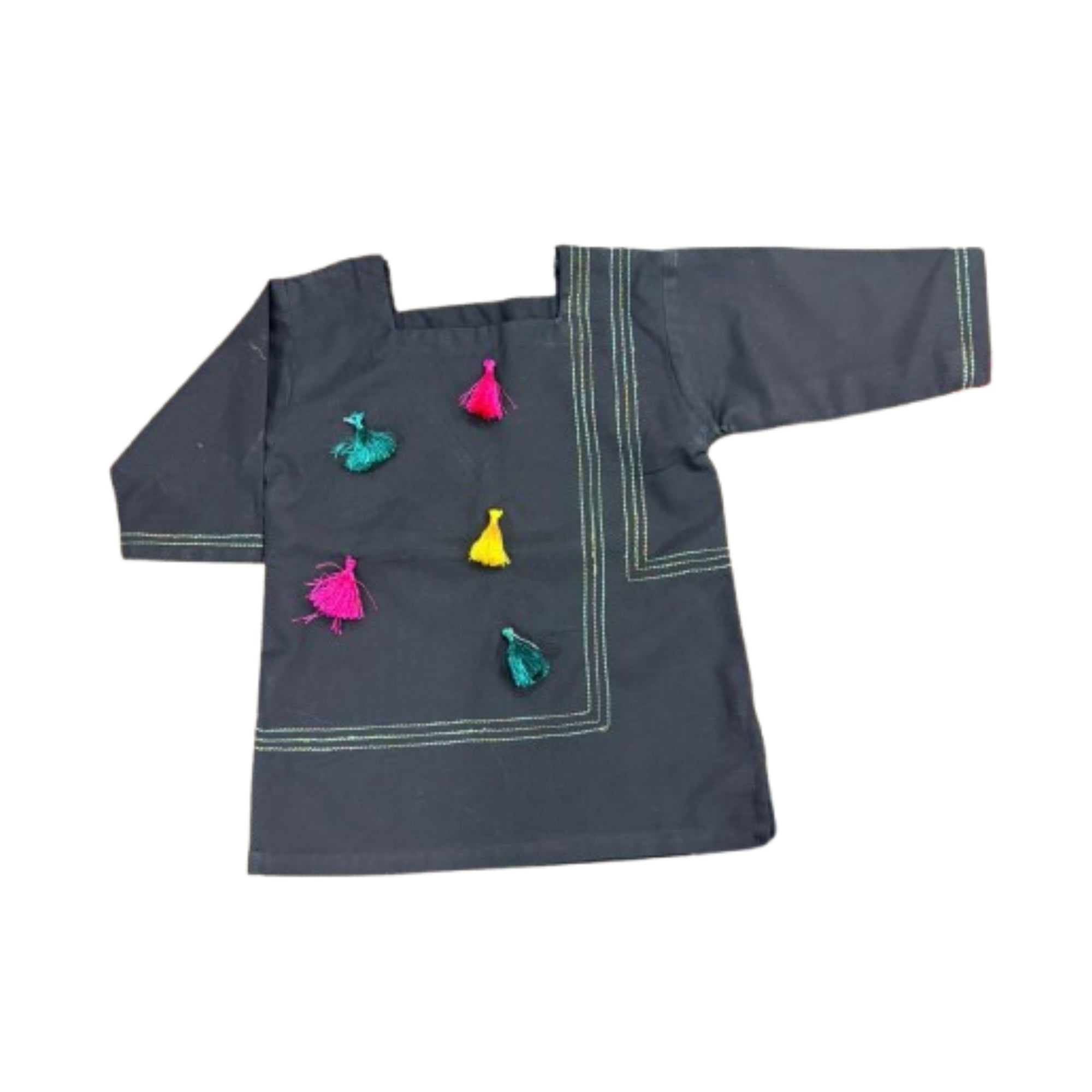 Black Khaddar Kurta Shalwar