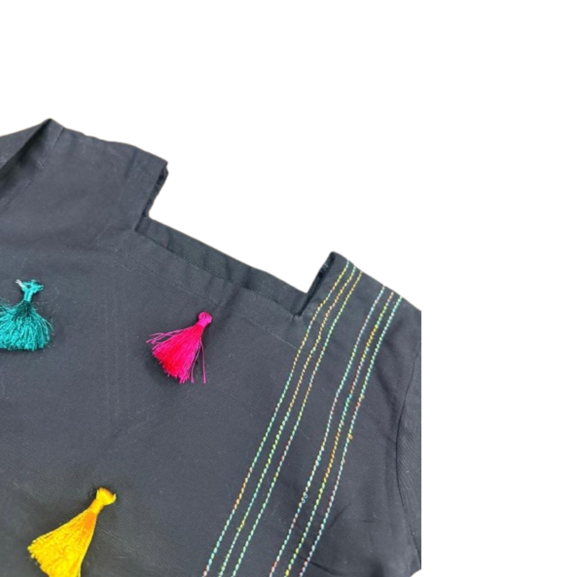 Black Khaddar Kurta Shalwar