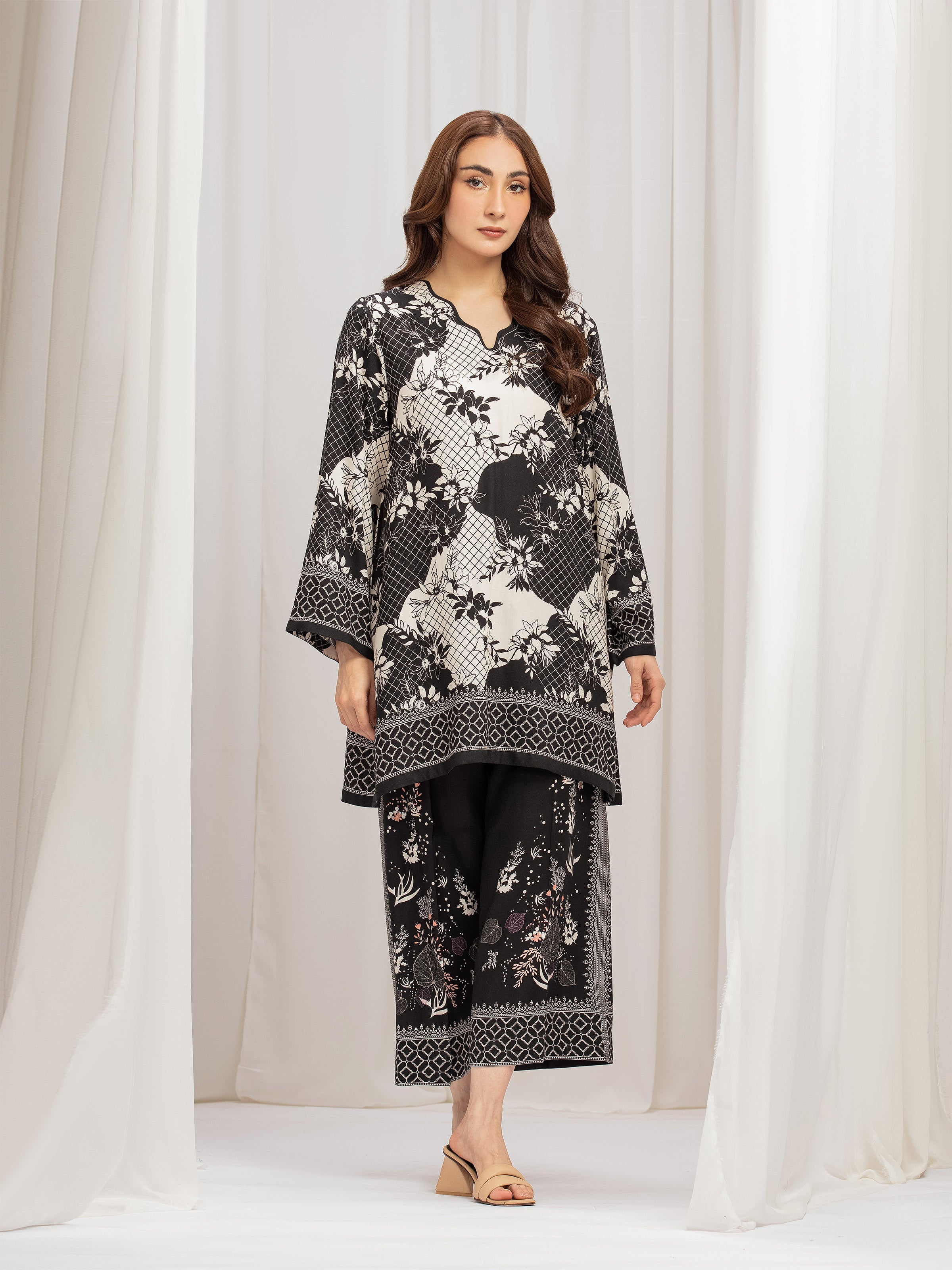 URB Pret Printed Twill Viscose Shirt Trouser