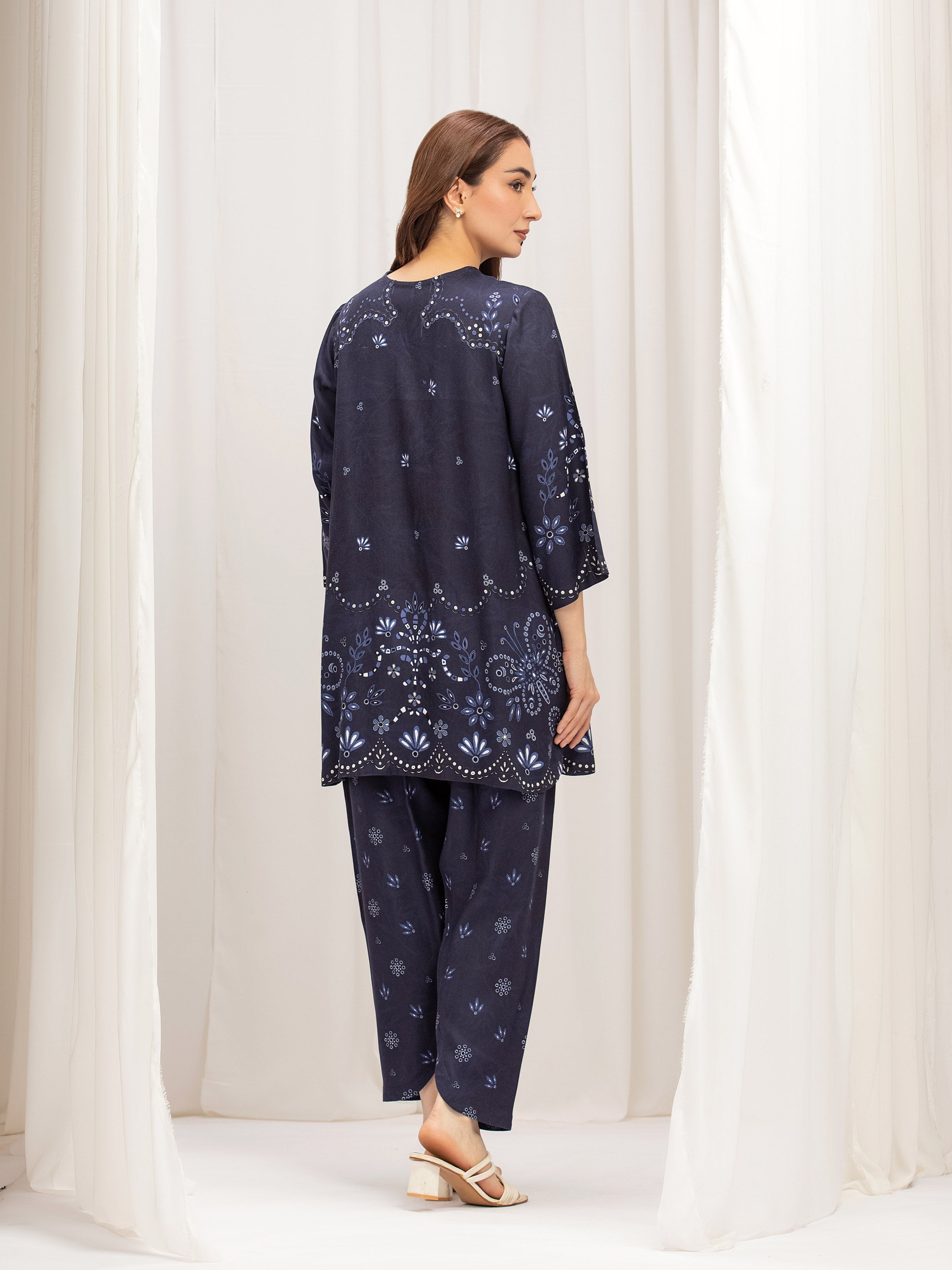 URB Pret Printed Twill Viscose Shirt Trouser