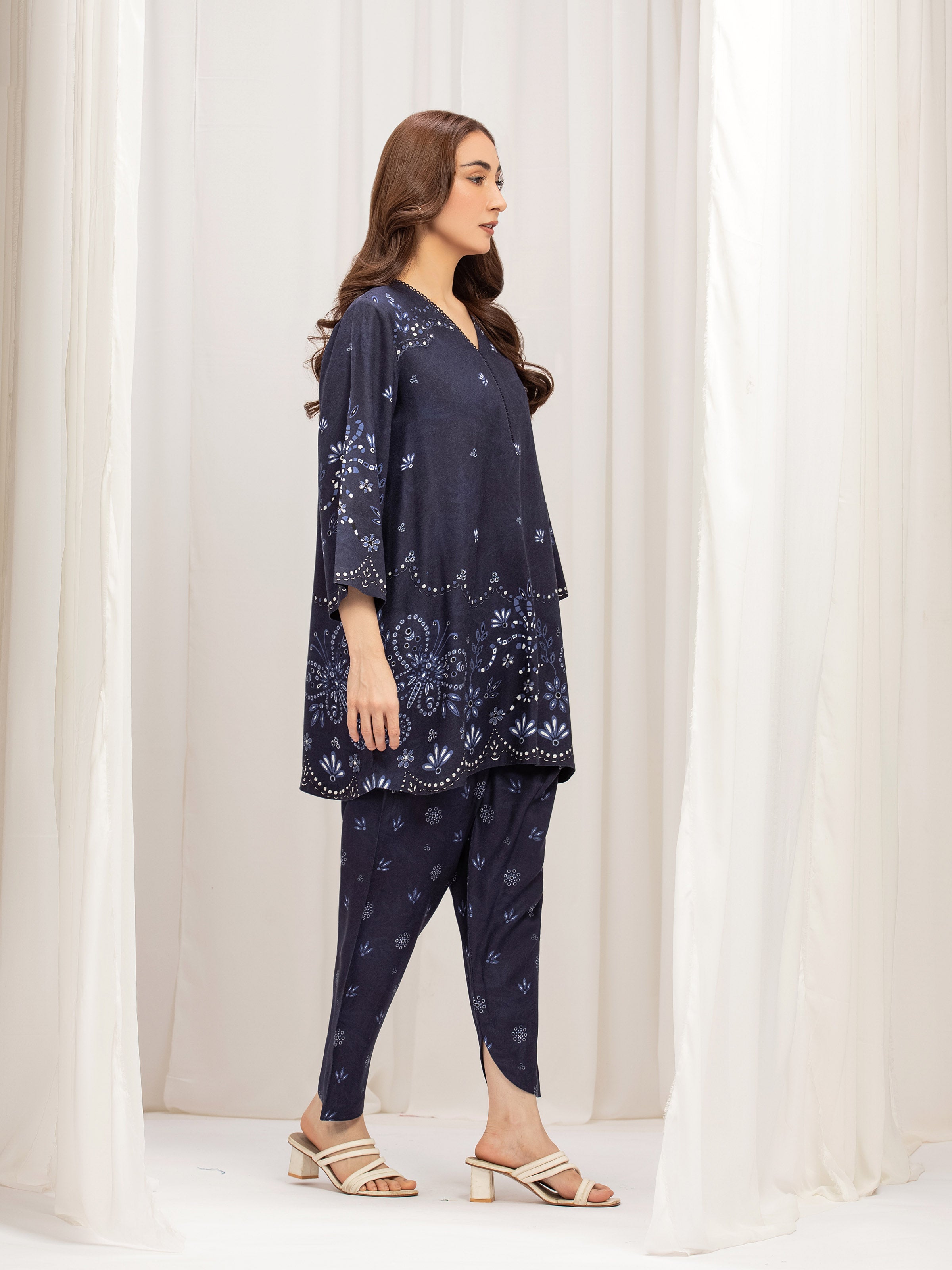 URB Pret Printed Twill Viscose Shirt Trouser