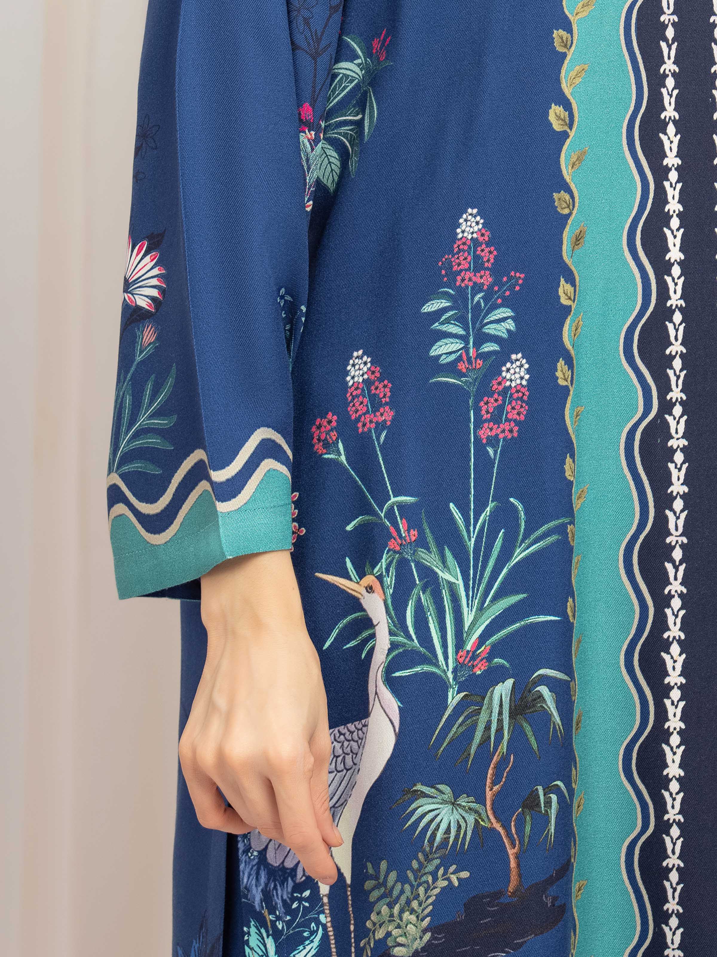 URB Pret Printed Twill Viscose Shirt Trouser