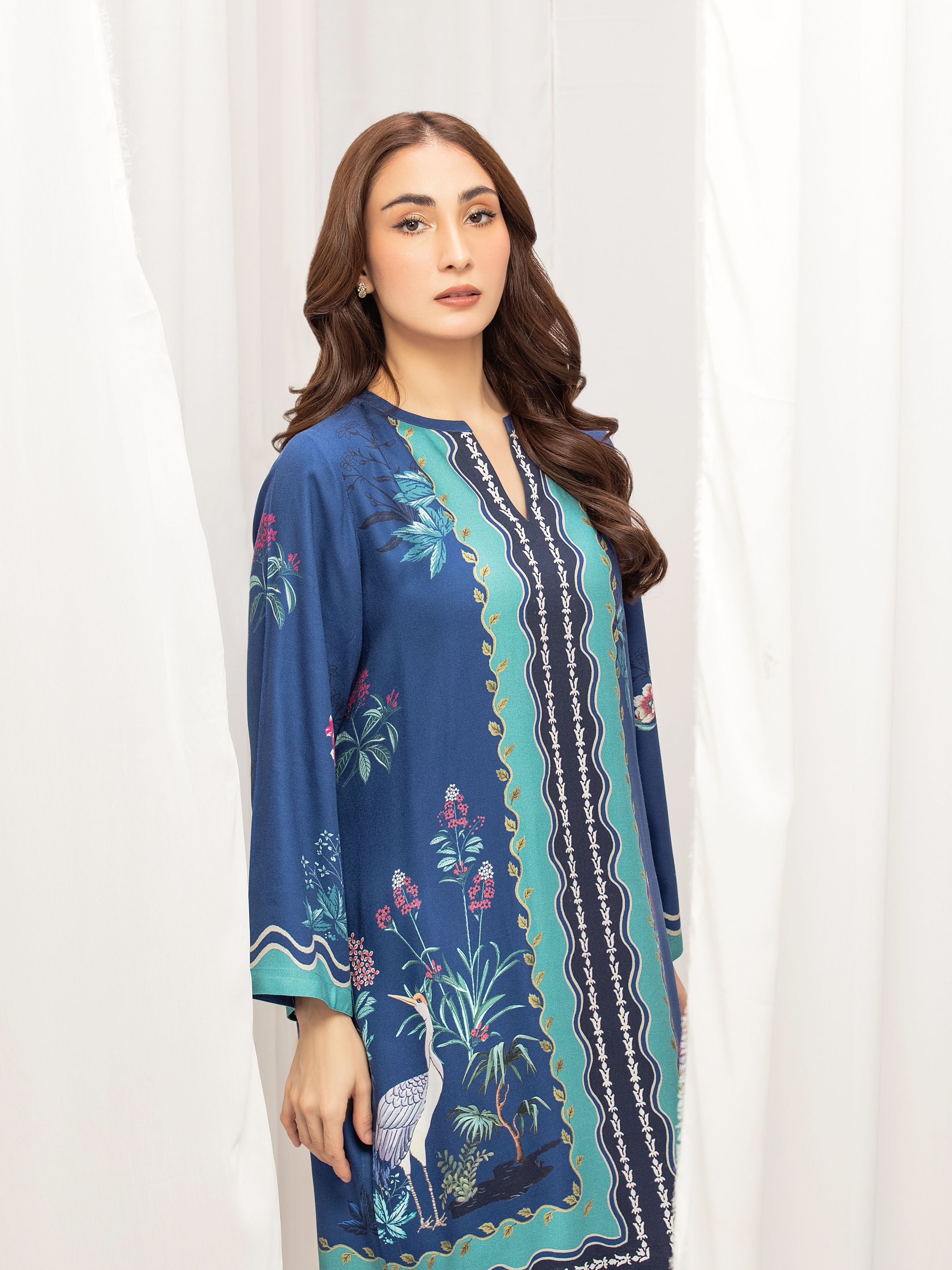 URB Pret Printed Twill Viscose Shirt Trouser