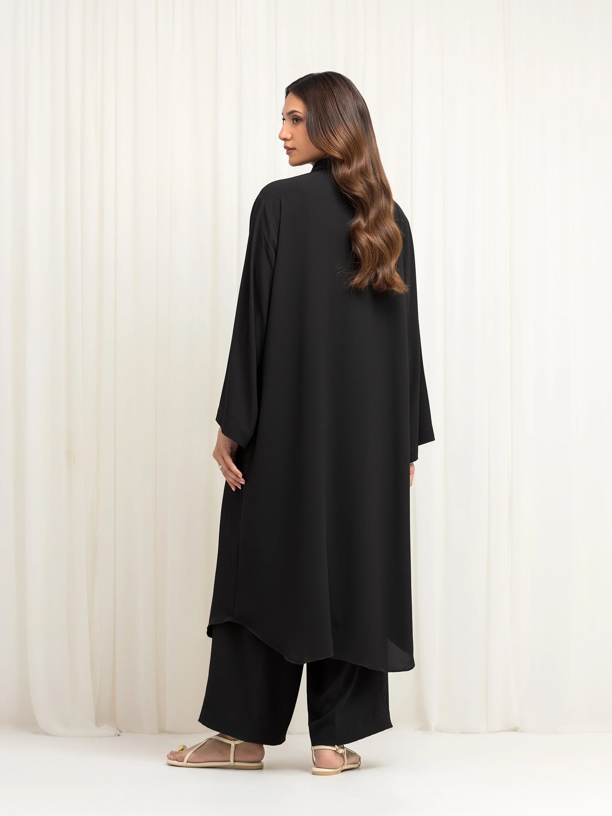 URB Pret Solid Georgette Co-Ord Set