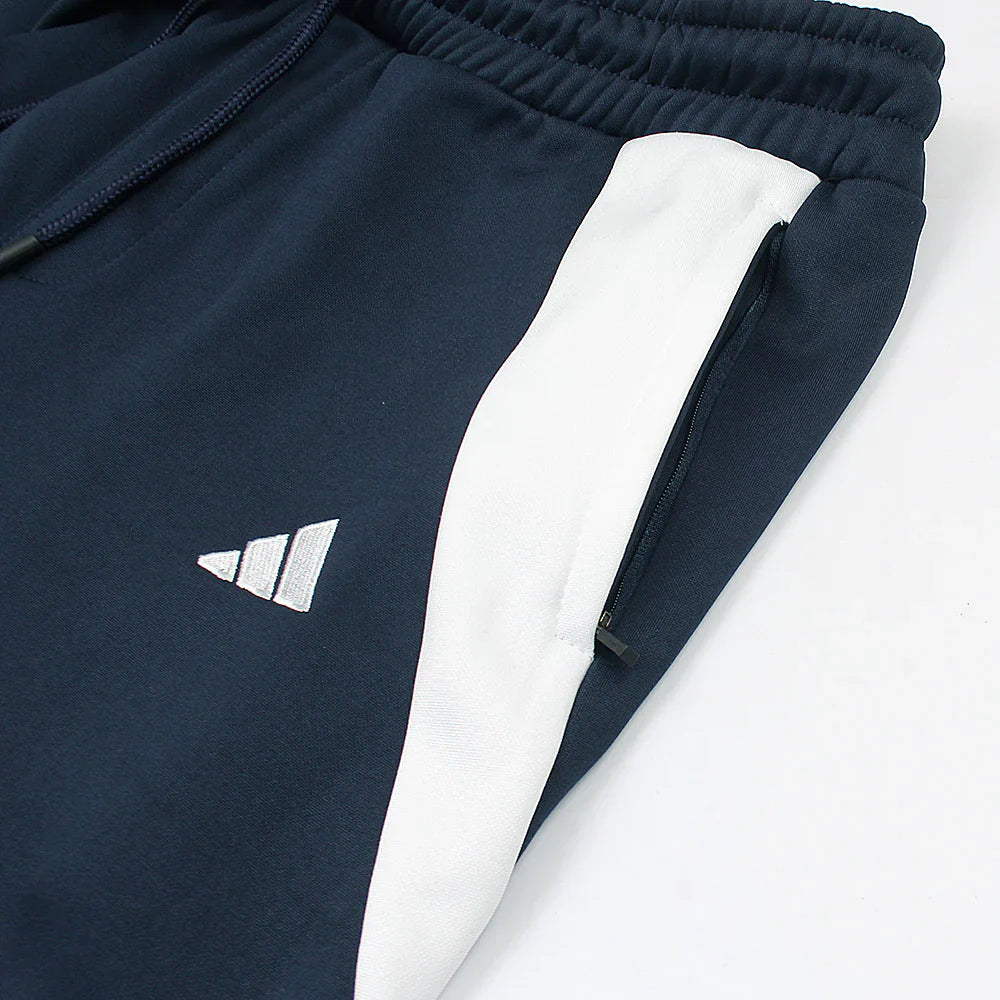 Adidas Imported Tiro Piping Quarter Zip Tracksuit (Navy Blue)