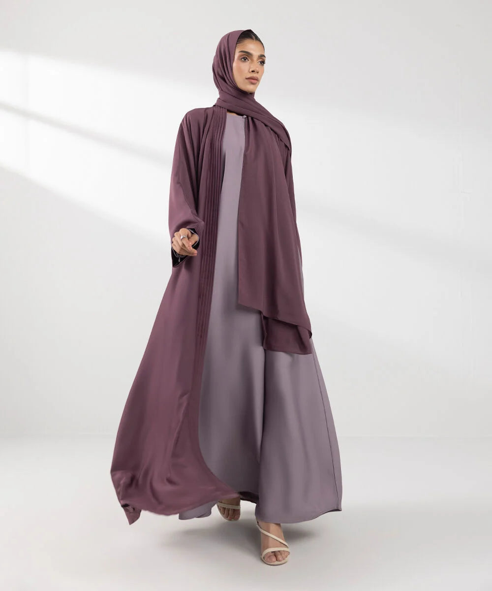 URB Front Open Abaya Set