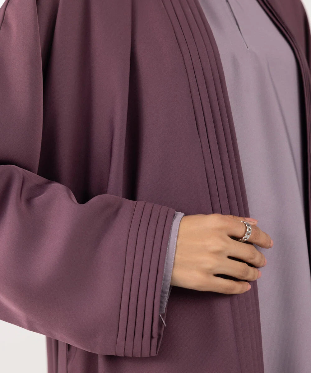 URB Front Open Abaya Set