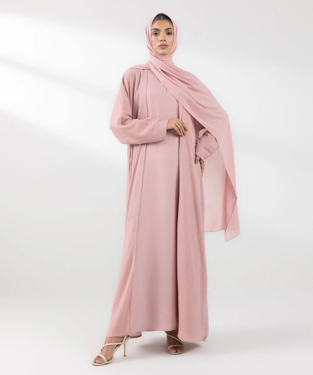 URB Double Layered Abaya Set