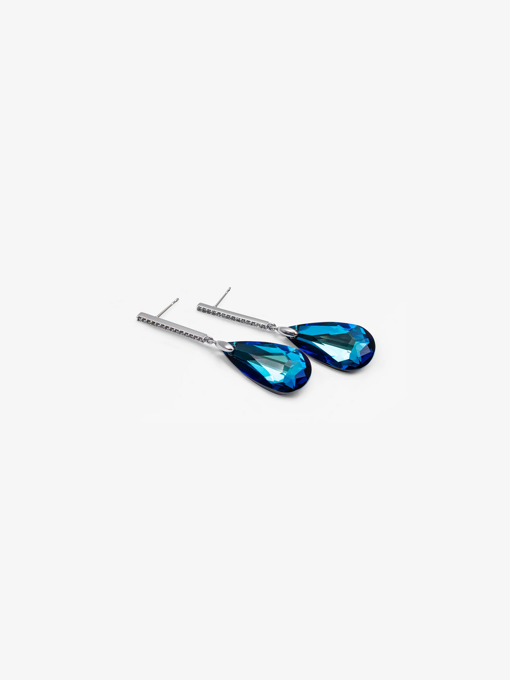URB Blissful Bermuda Blue Drop Earrings