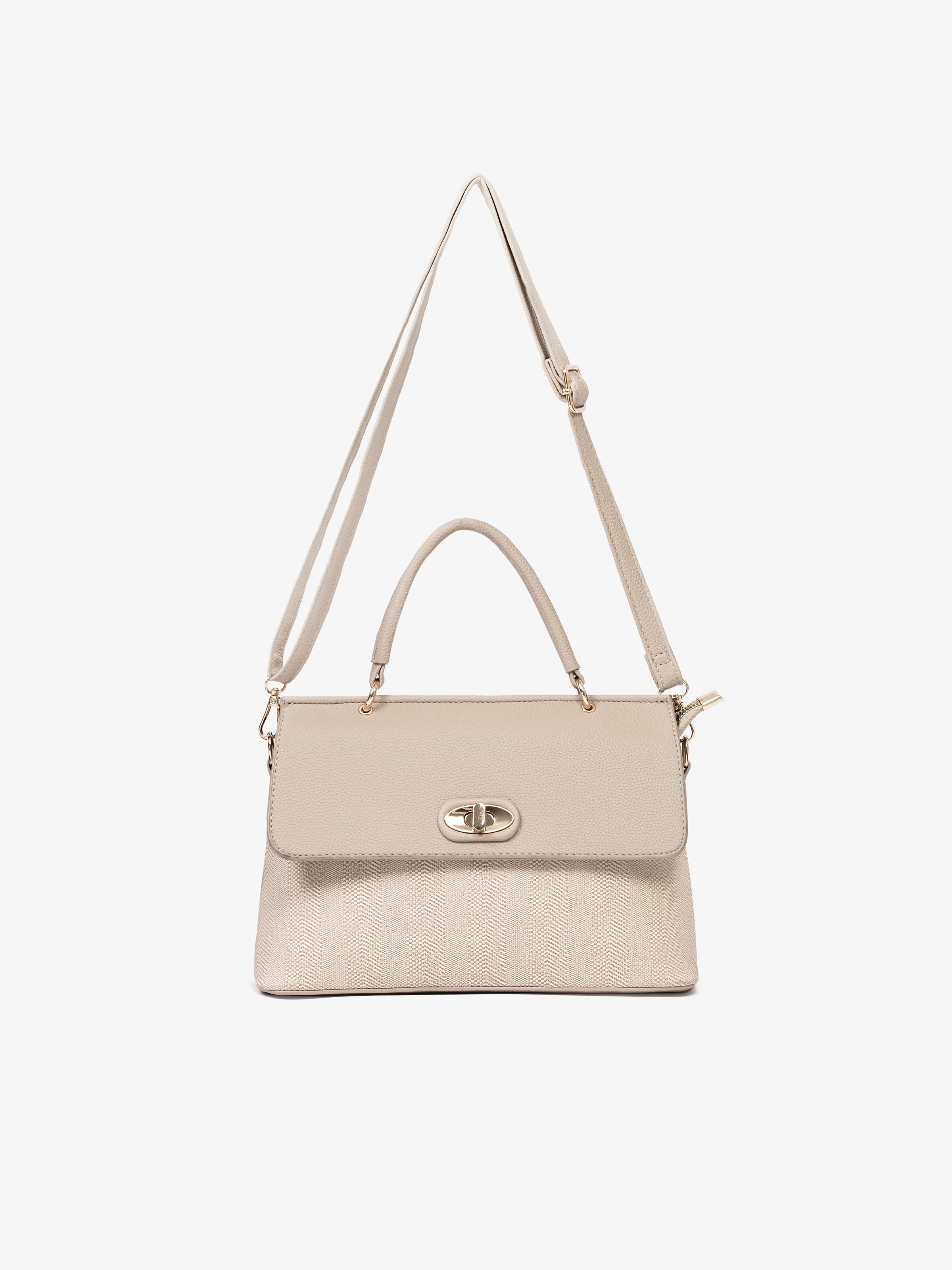 URB Women's Beige Crossbody Bag