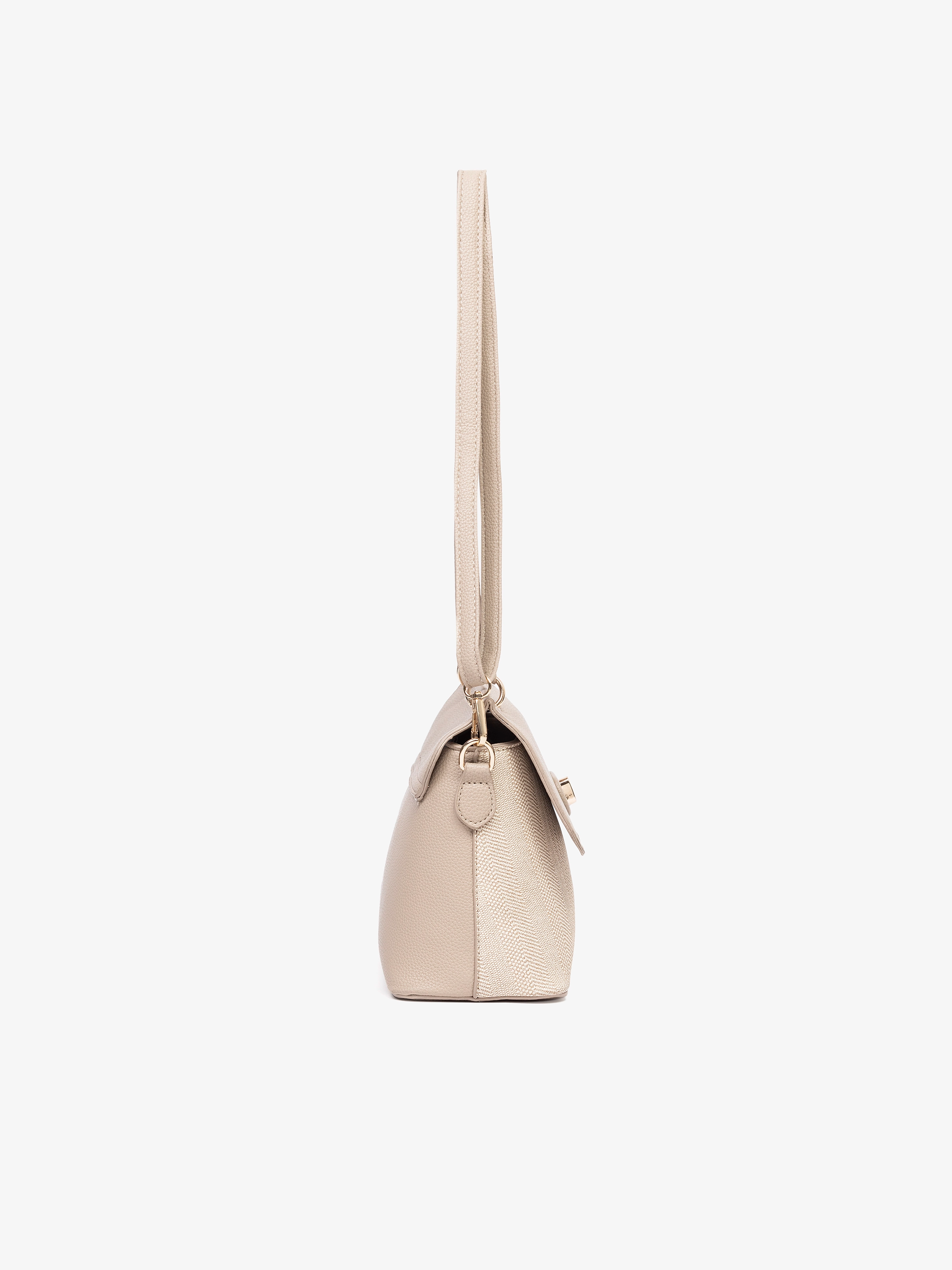 URB Women's Beige Crossbody Bag