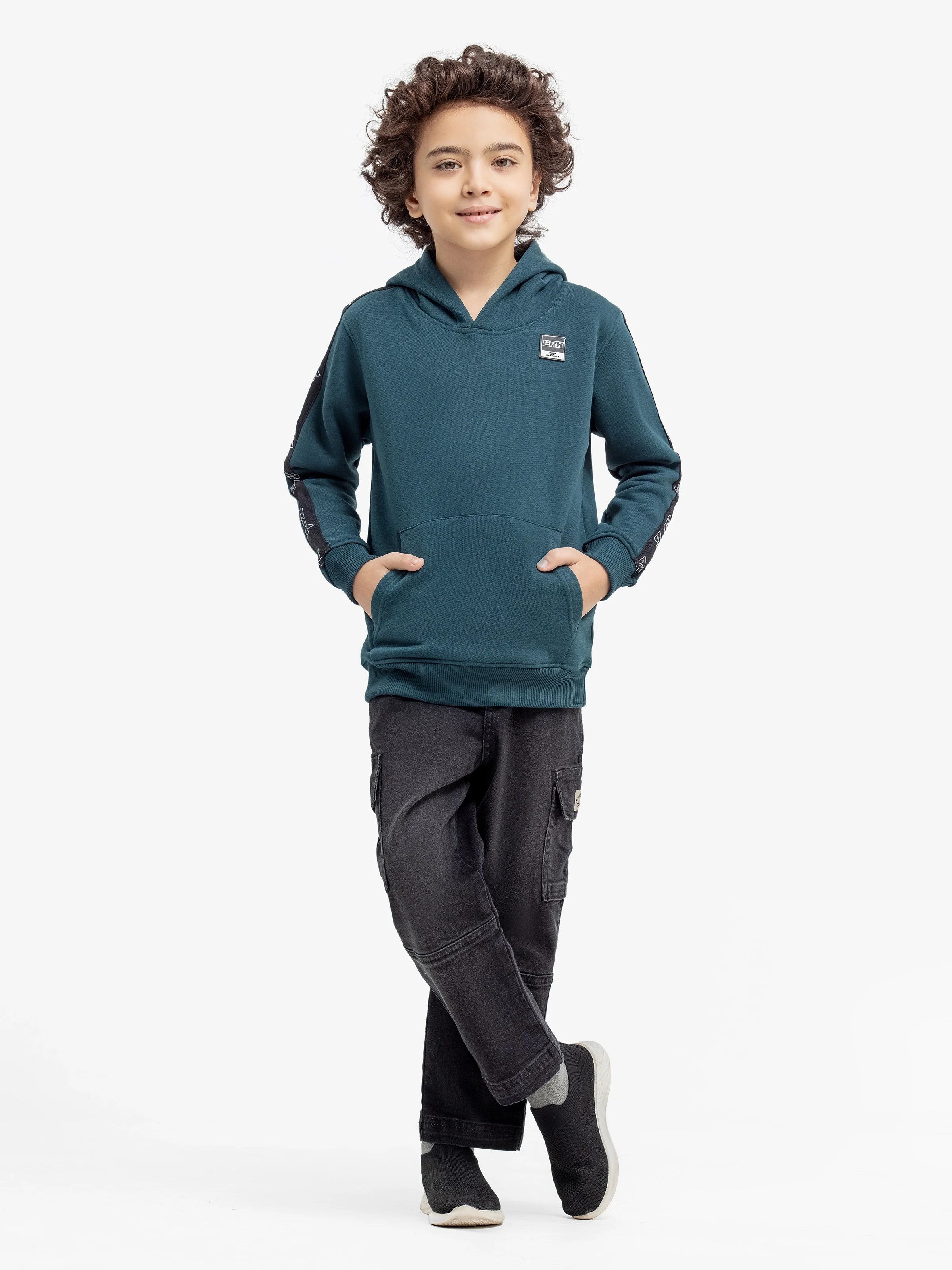 Boy's Dark Teal Hoodie