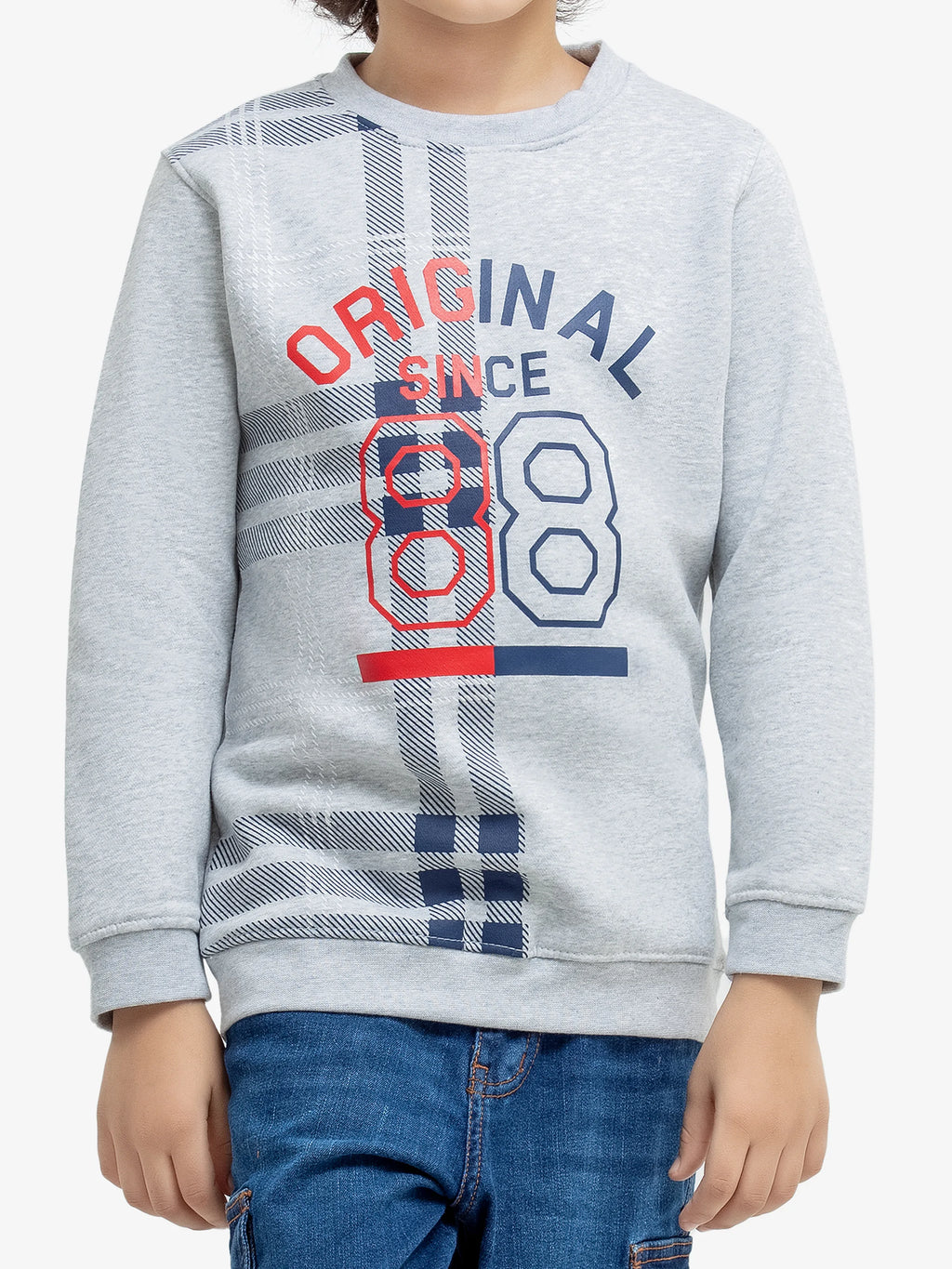 URB Boy's Heather-Grey Sweatshirt