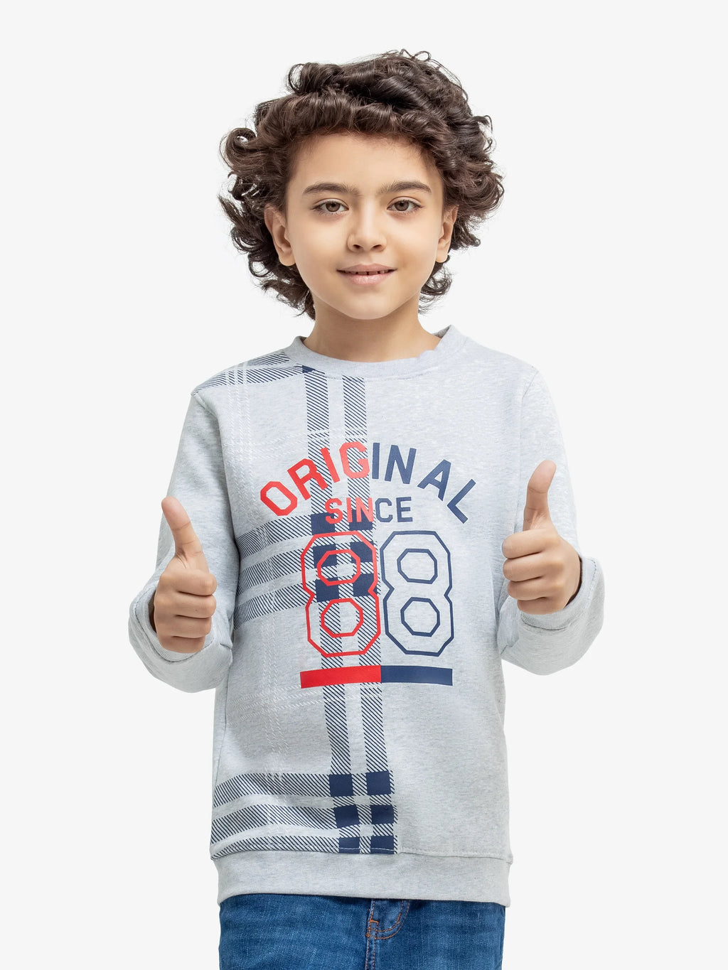 URB Boy's Heather-Grey Sweatshirt