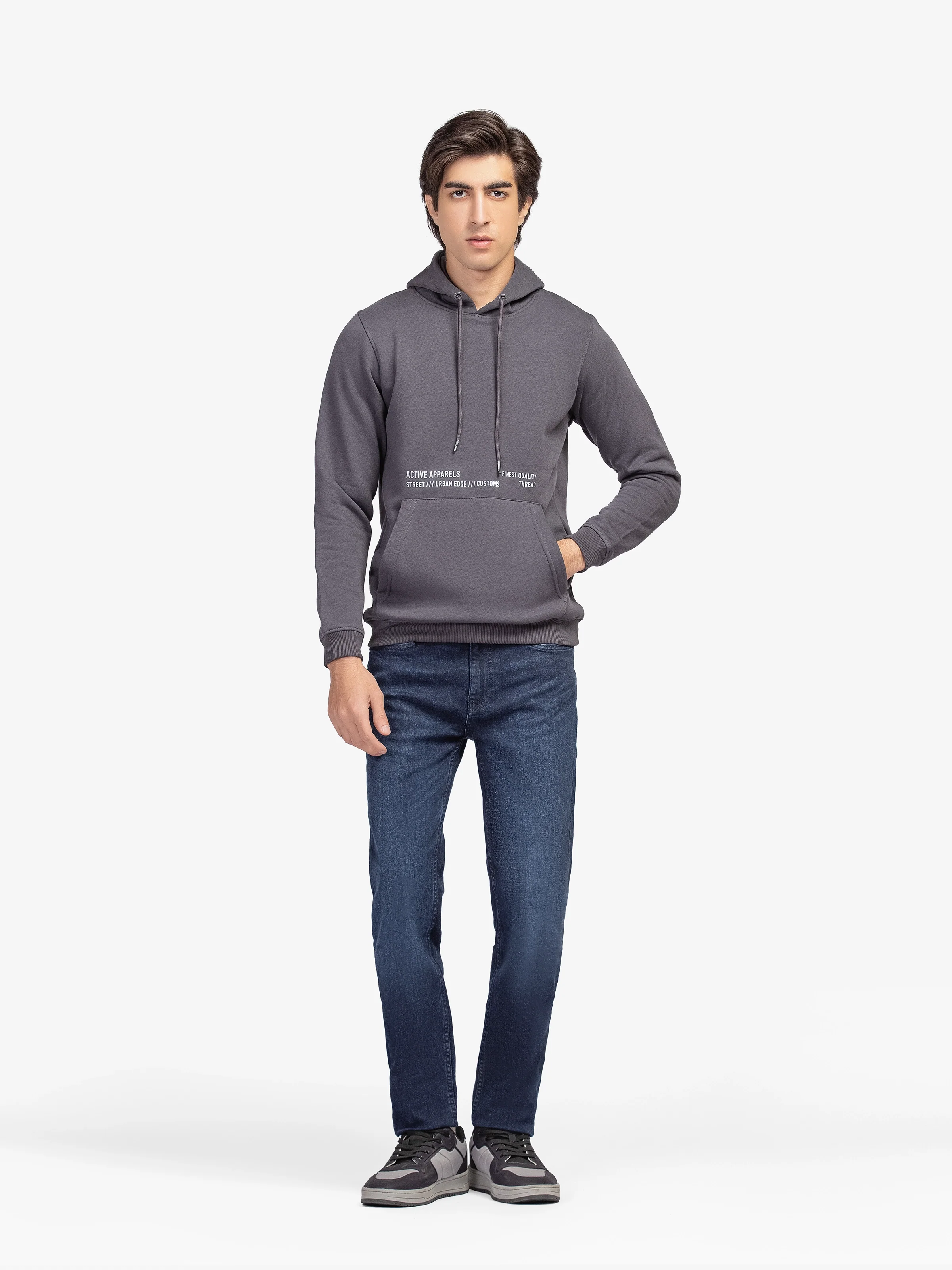 Men's Charcoal Hoodie