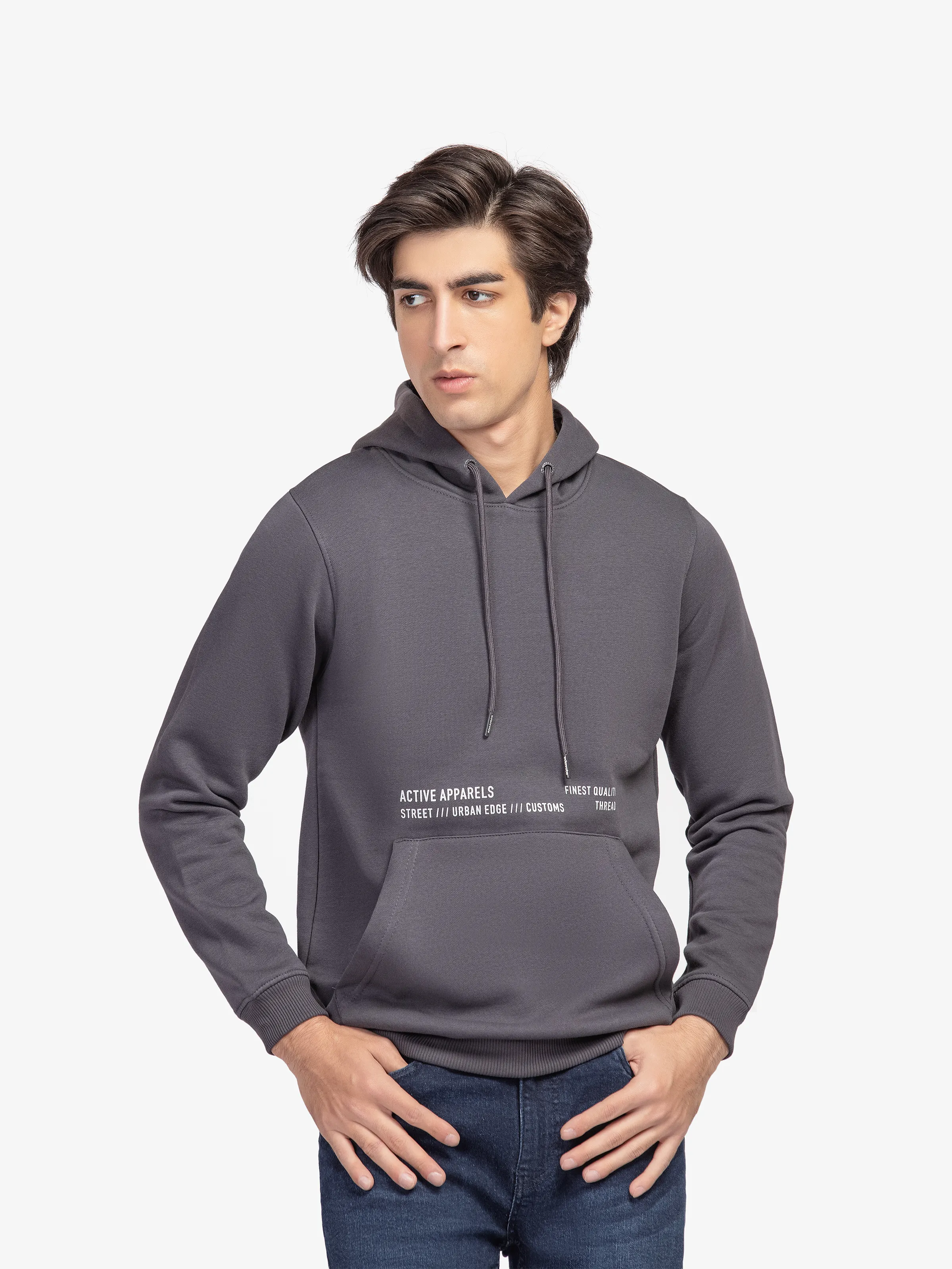 Men's Charcoal Hoodie