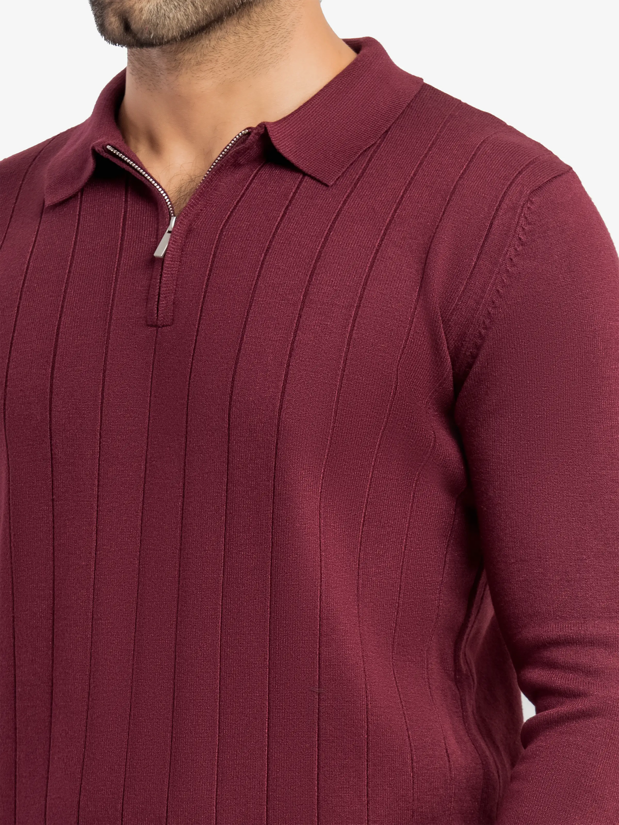 URB Men's Wine Sweater