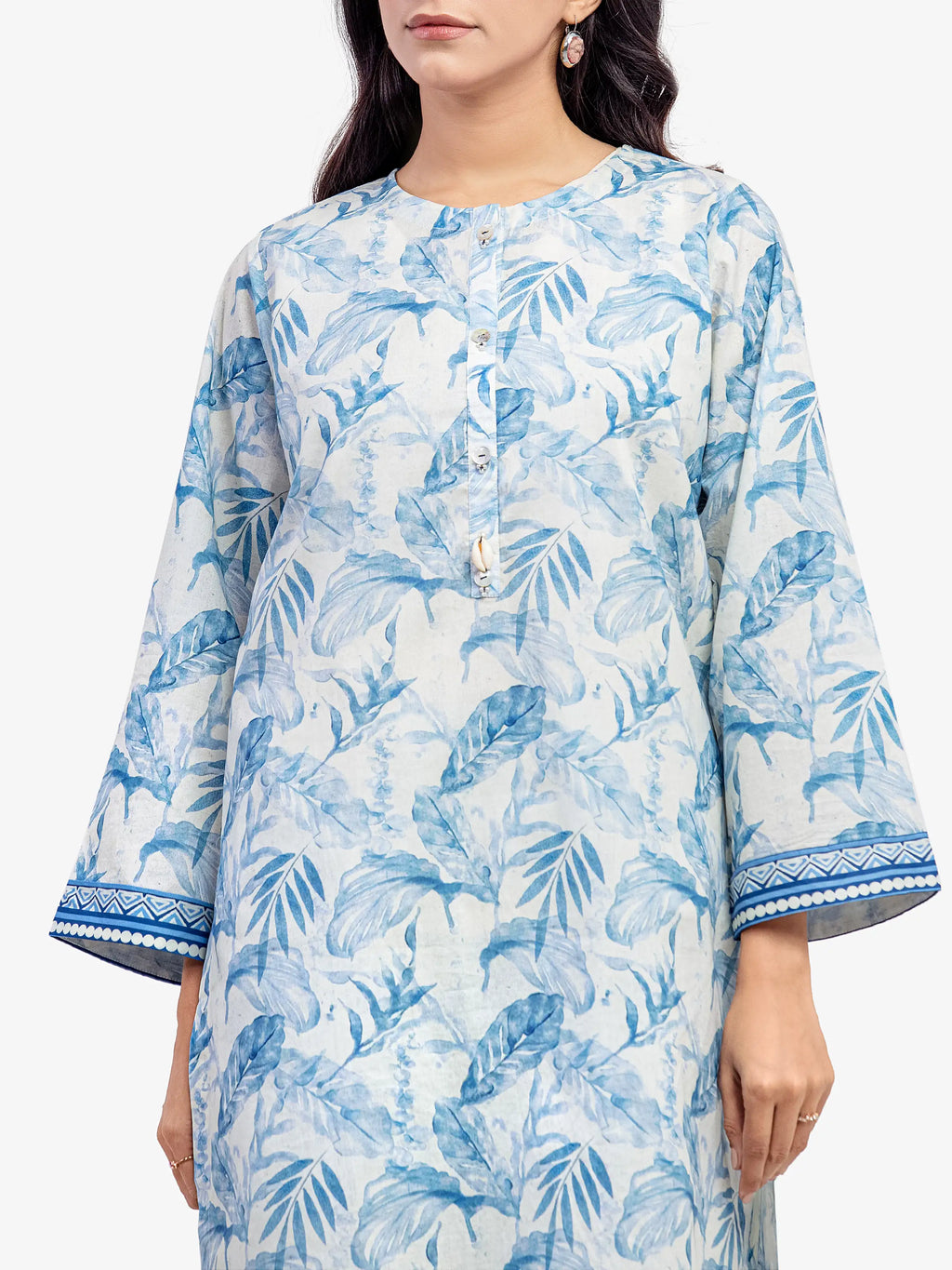 Pret 2Pc Printed Lawn Shirt Trouser