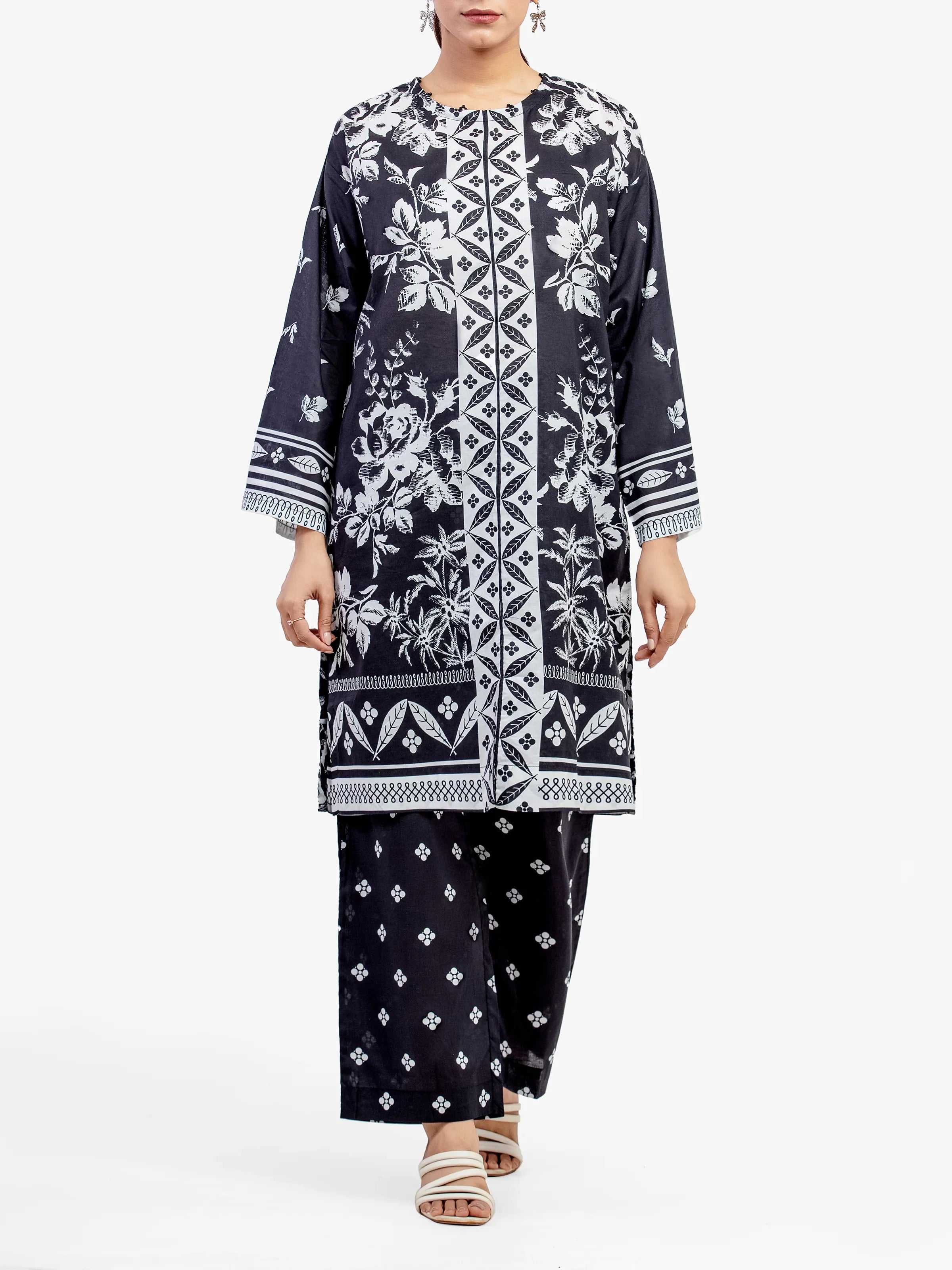 URB Pret 2Pc Printed Lawn Shirt Trouser