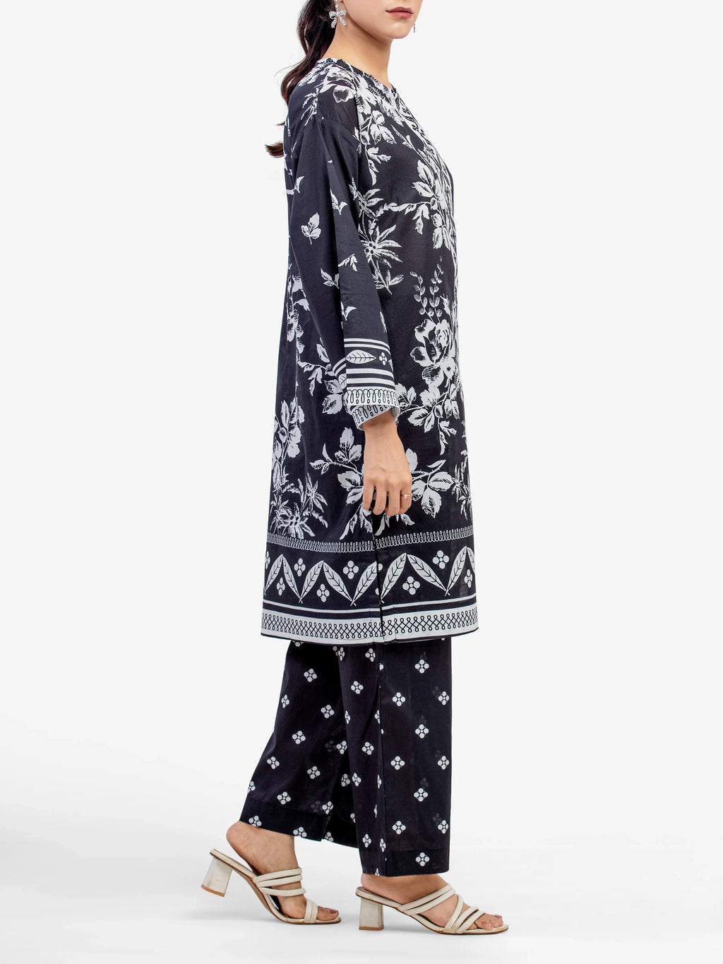 URB Pret 2Pc Printed Lawn Shirt Trouser