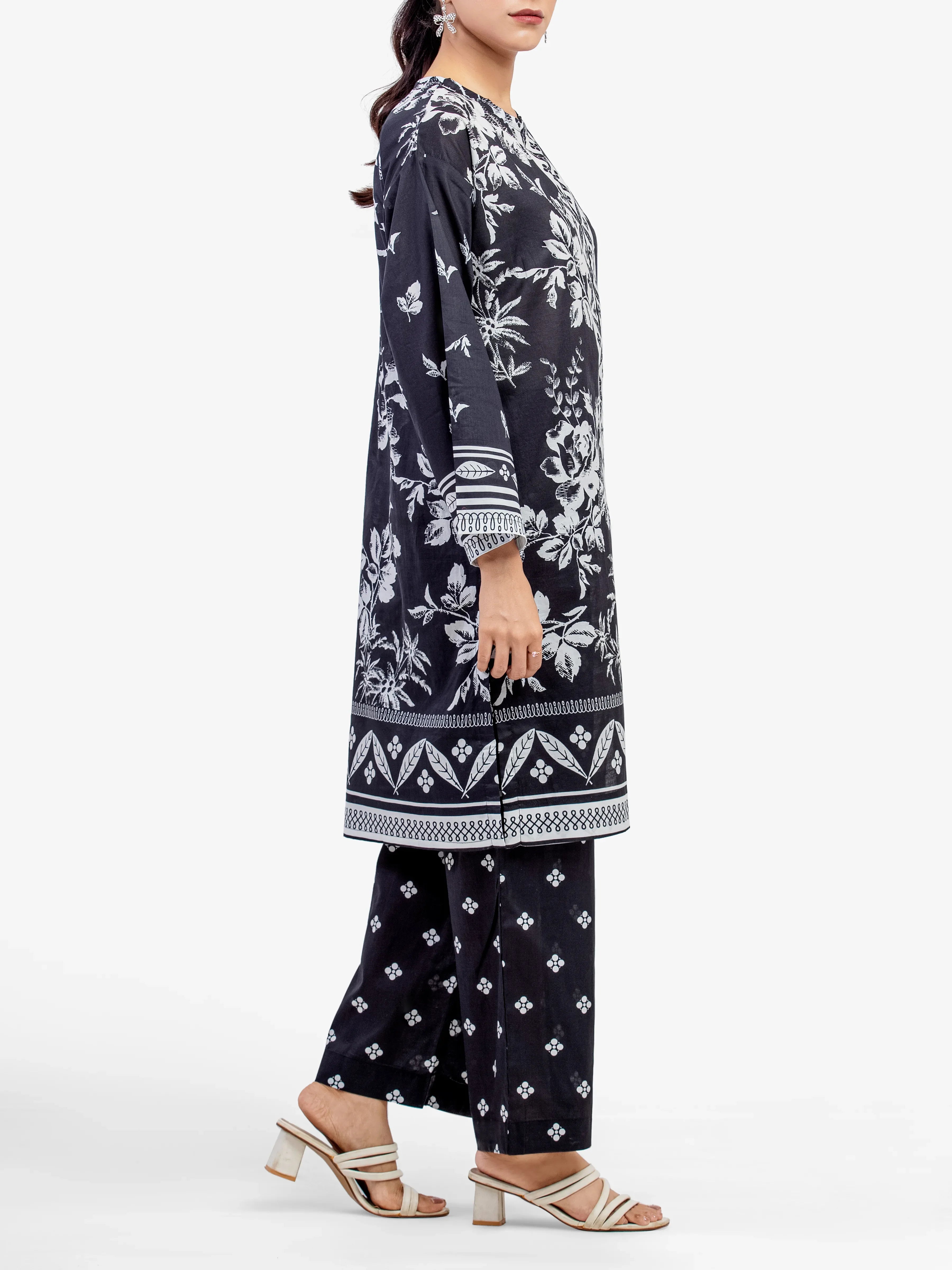 URB Pret 2Pc Printed Lawn Shirt Trouser