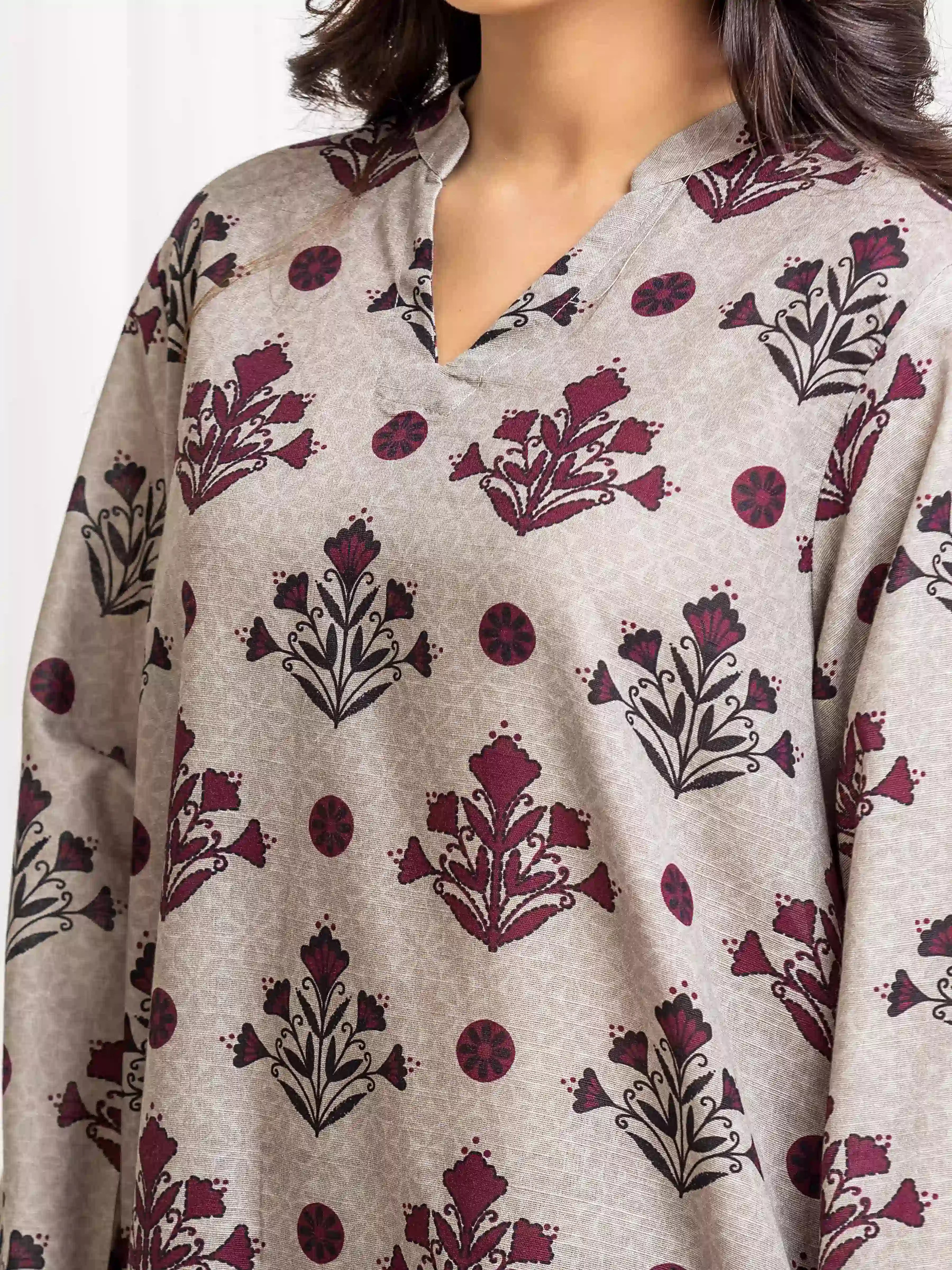 URB Pret Printed Khaddar Co-ord Set