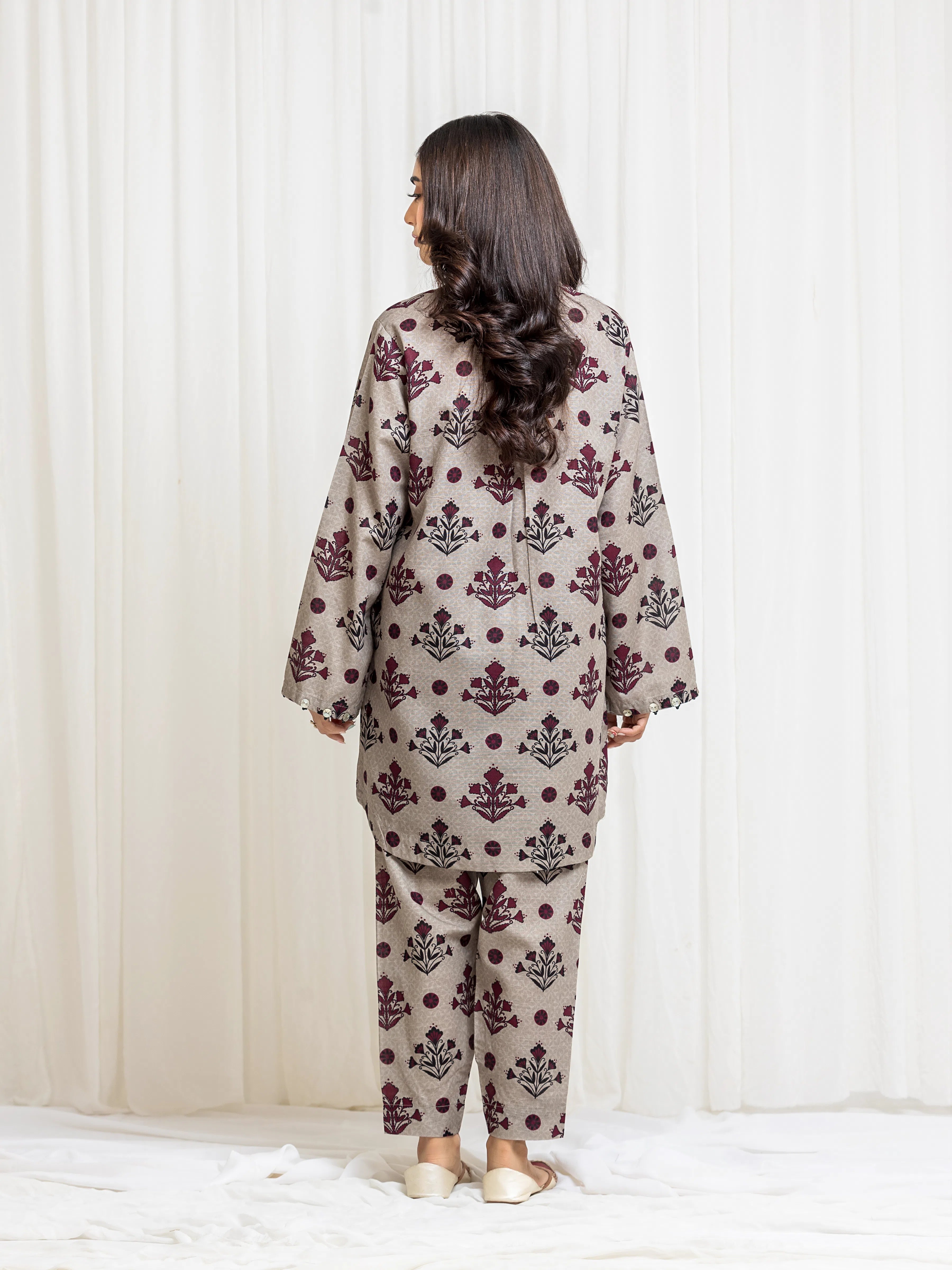 URB Pret Printed Khaddar Co-ord Set