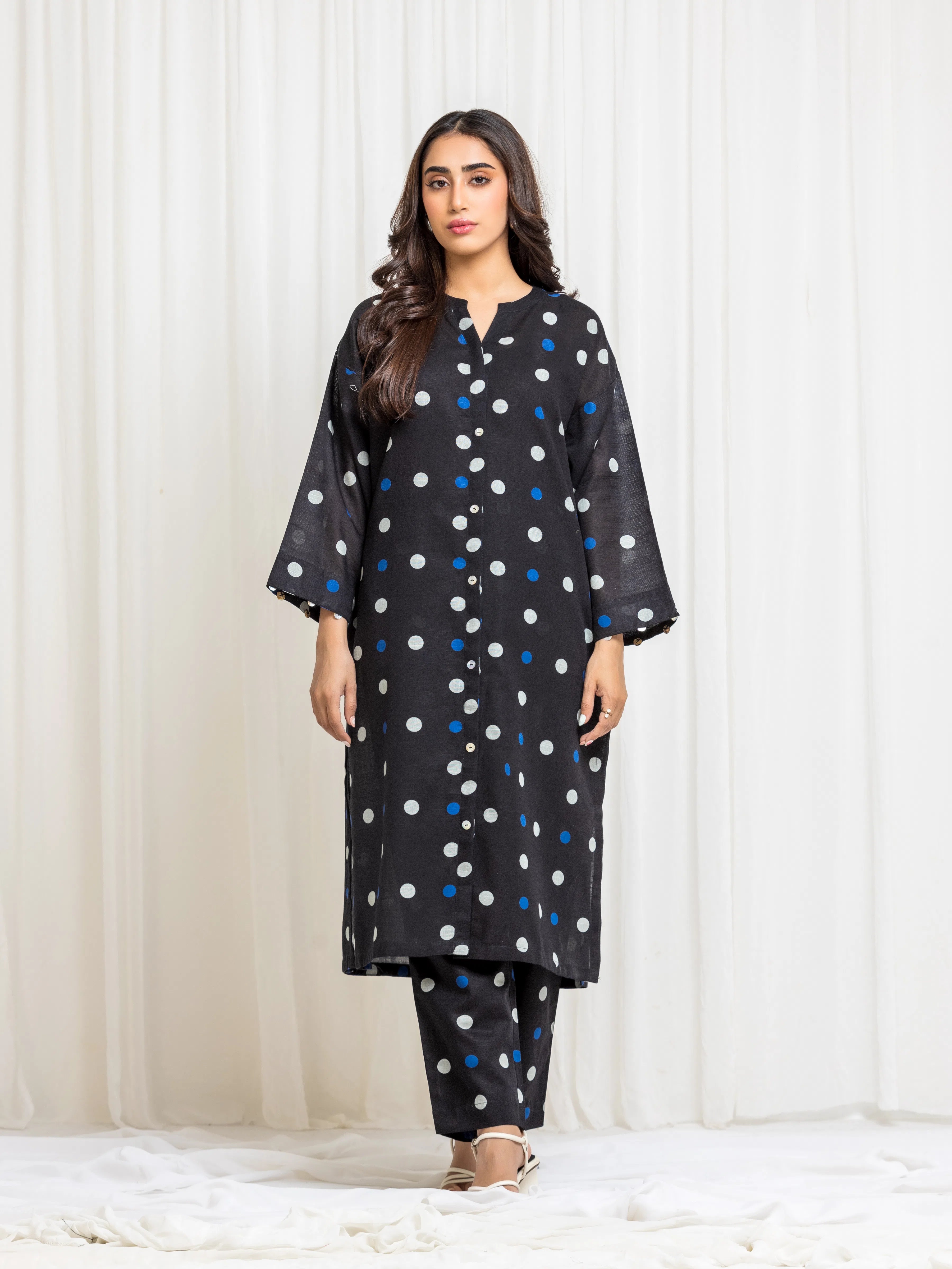 URB Pret Printed Khaddar Co-ord Set