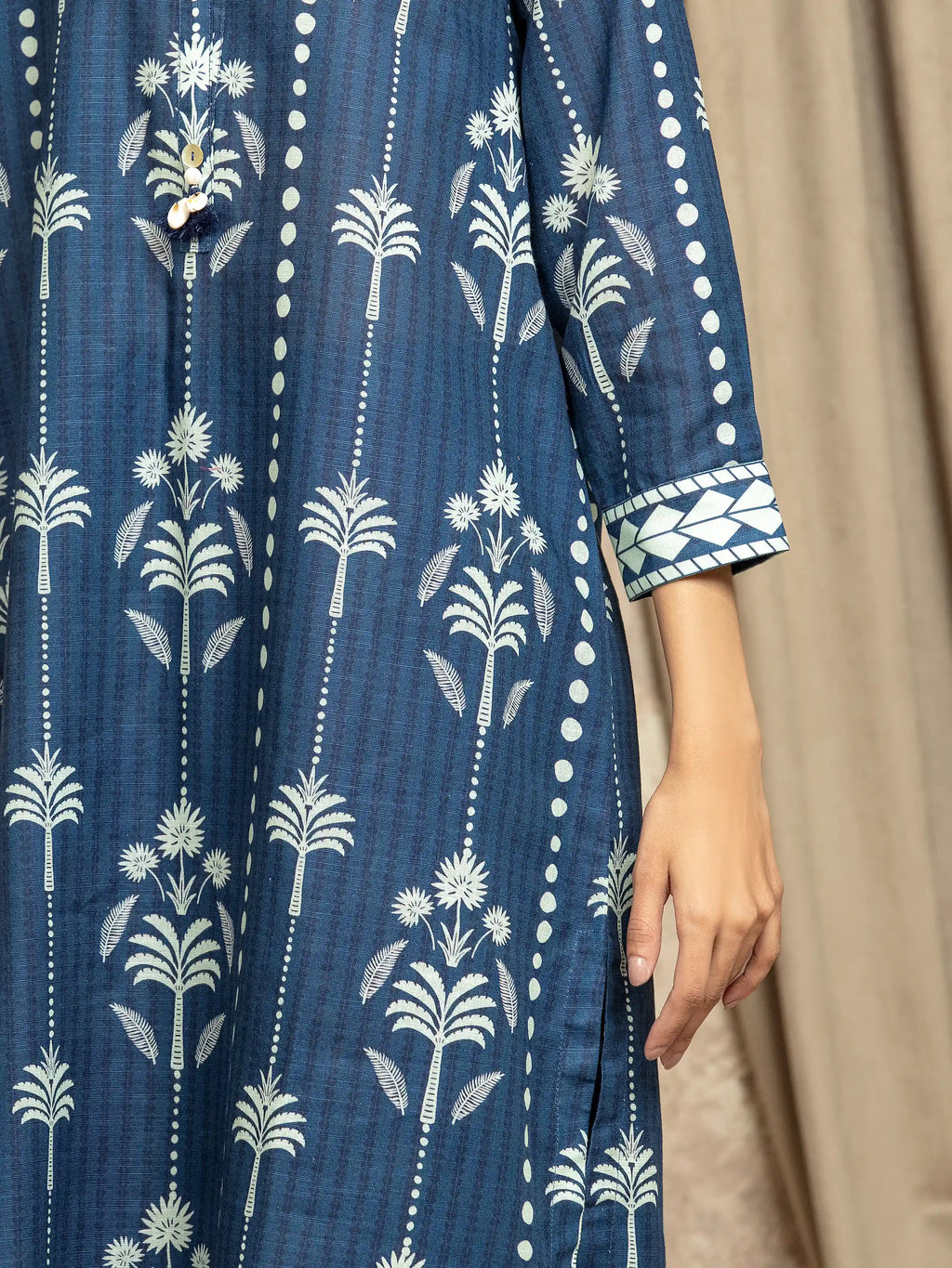 URB Pret 2Pc Printed Khaddar Shirt Trouser