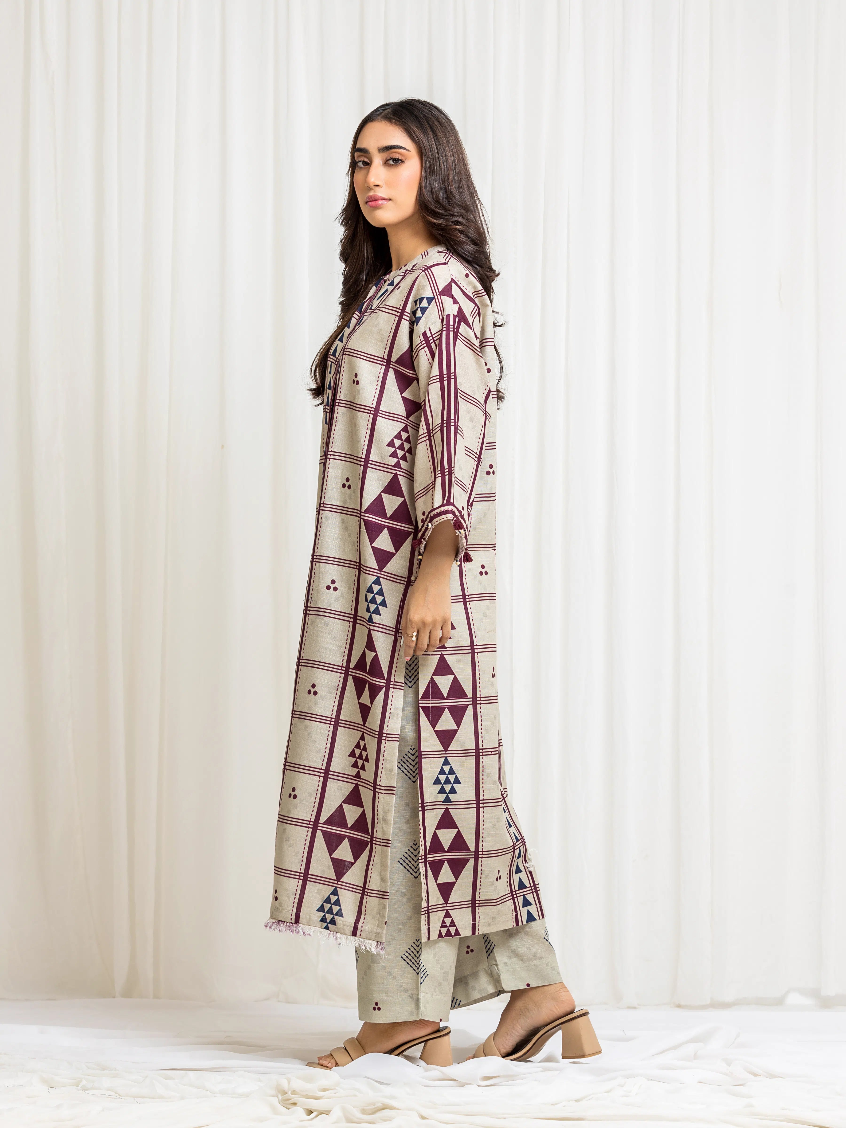 URB Pret Printed Khaddar Shirt Trouser