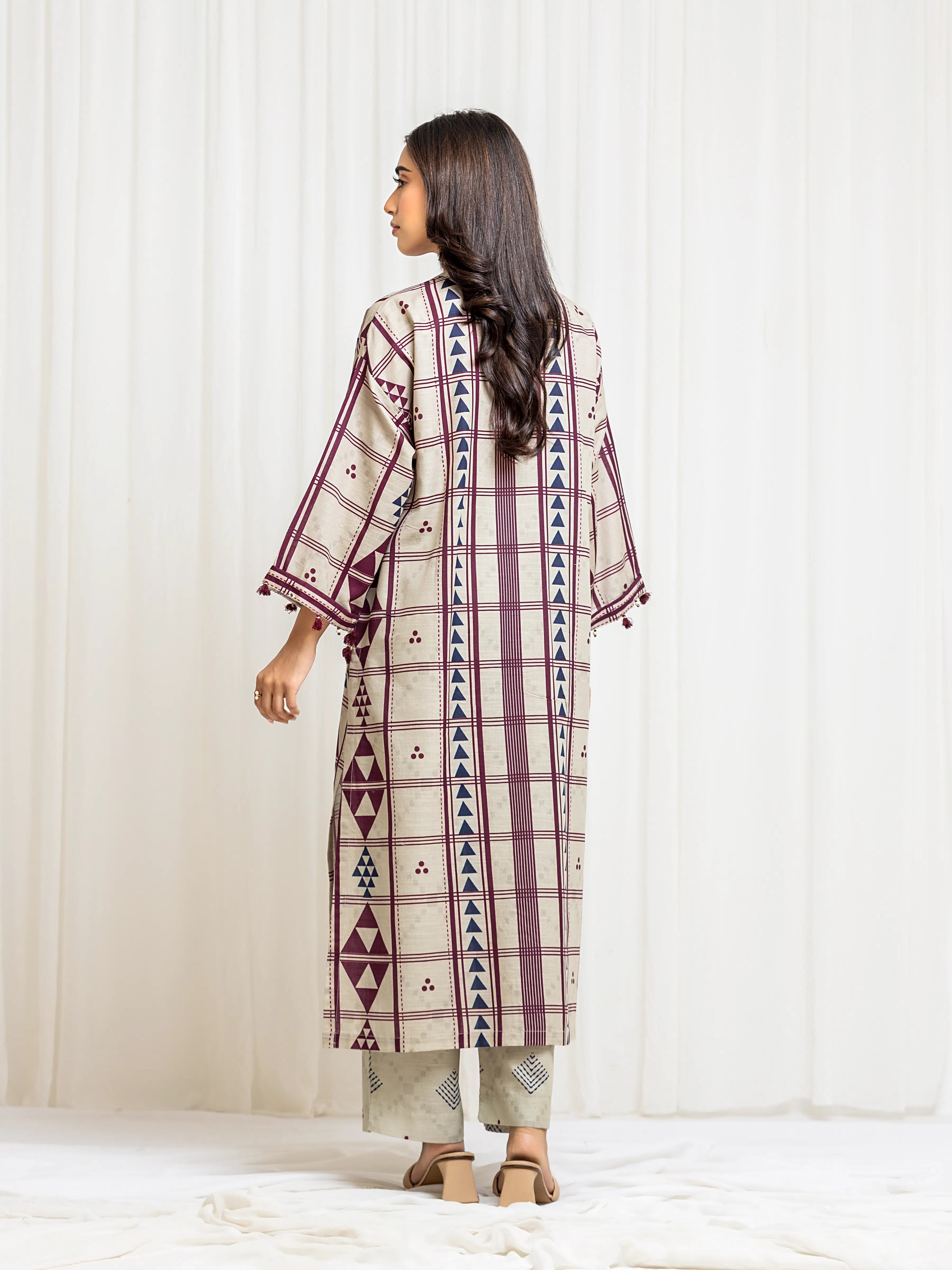 URB Pret Printed Khaddar Shirt Trouser