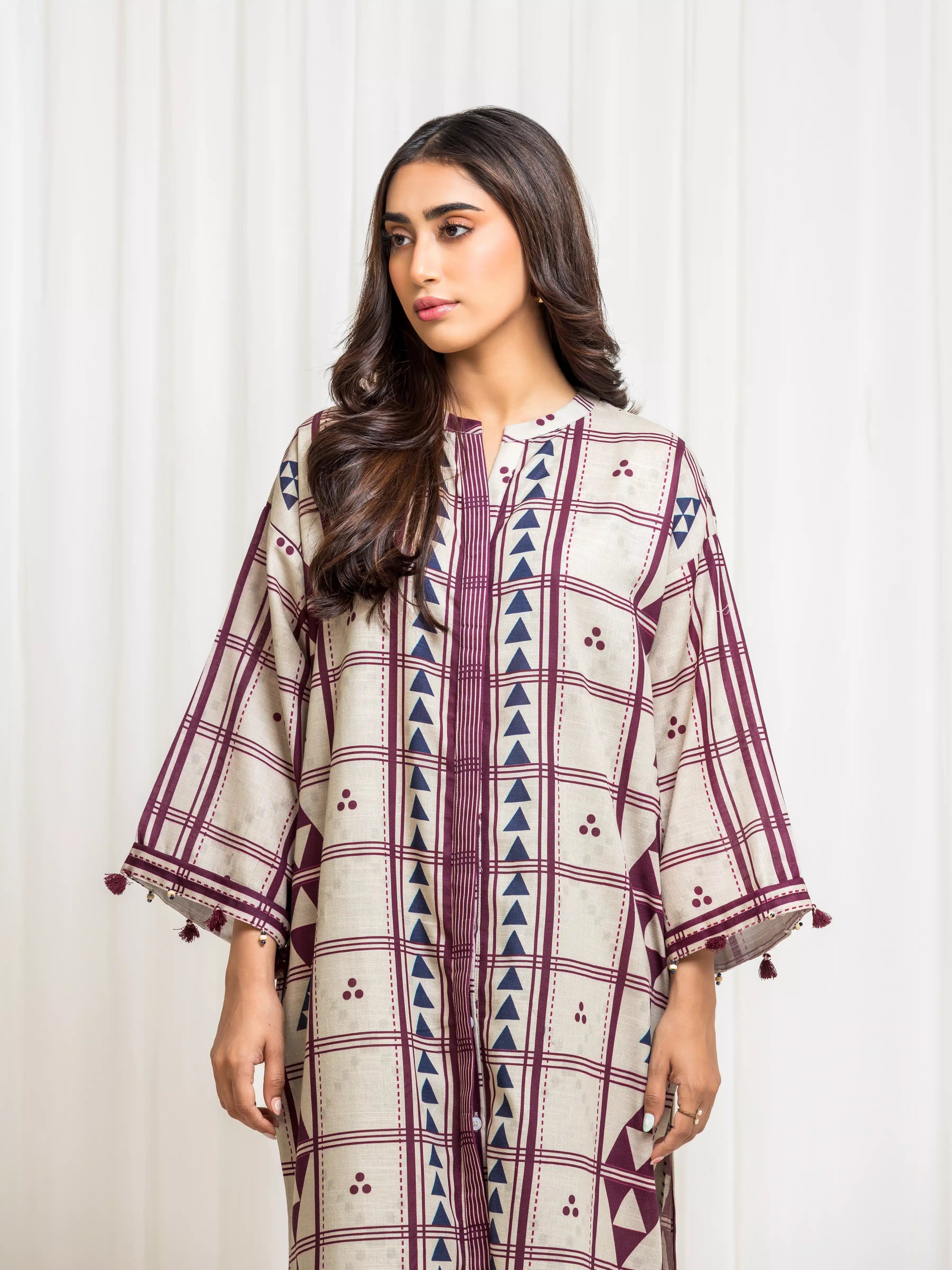 URB Pret Printed Khaddar Shirt Trouser