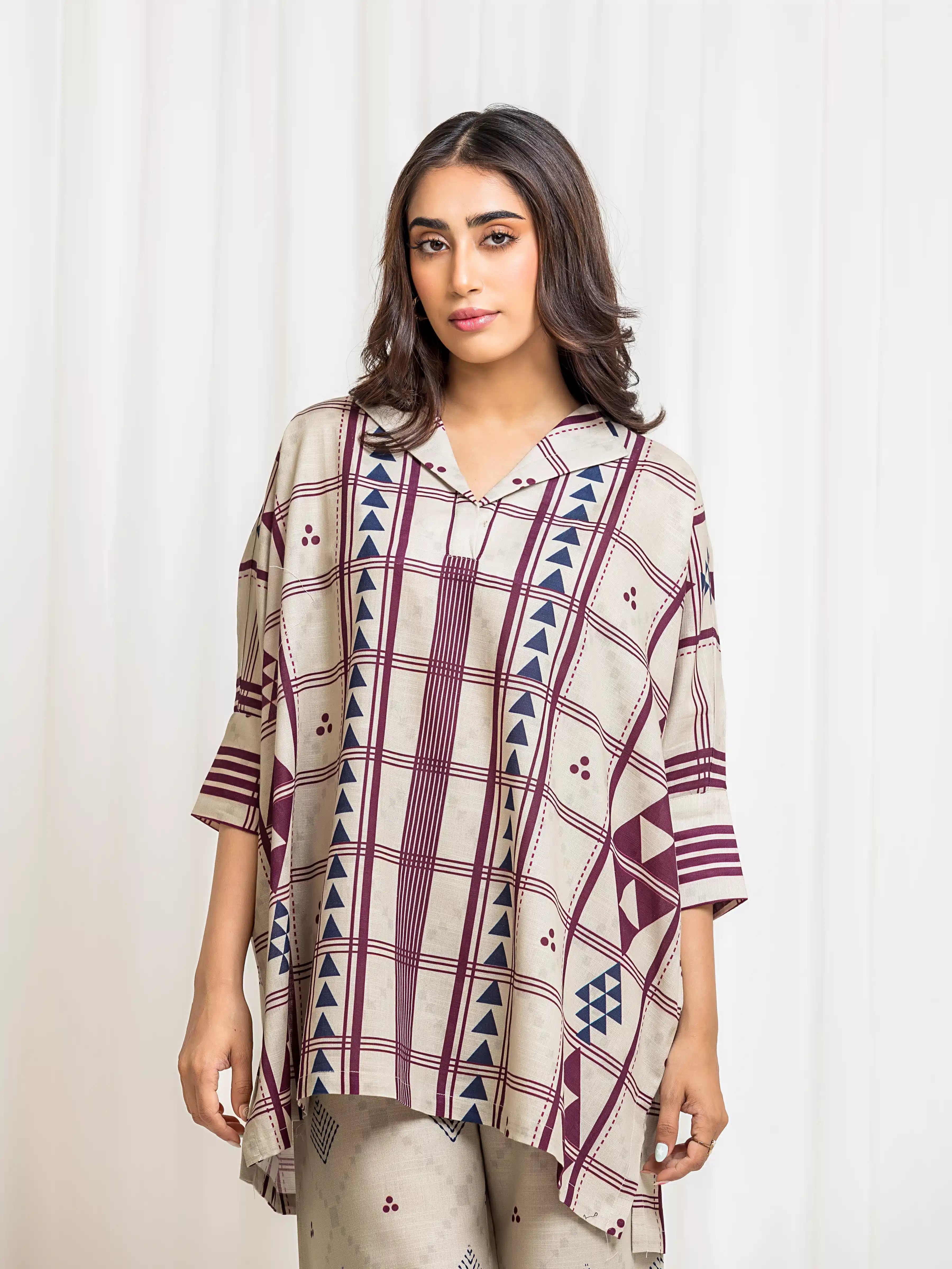 URB Pret Printed Khaddar Shirt Trouser