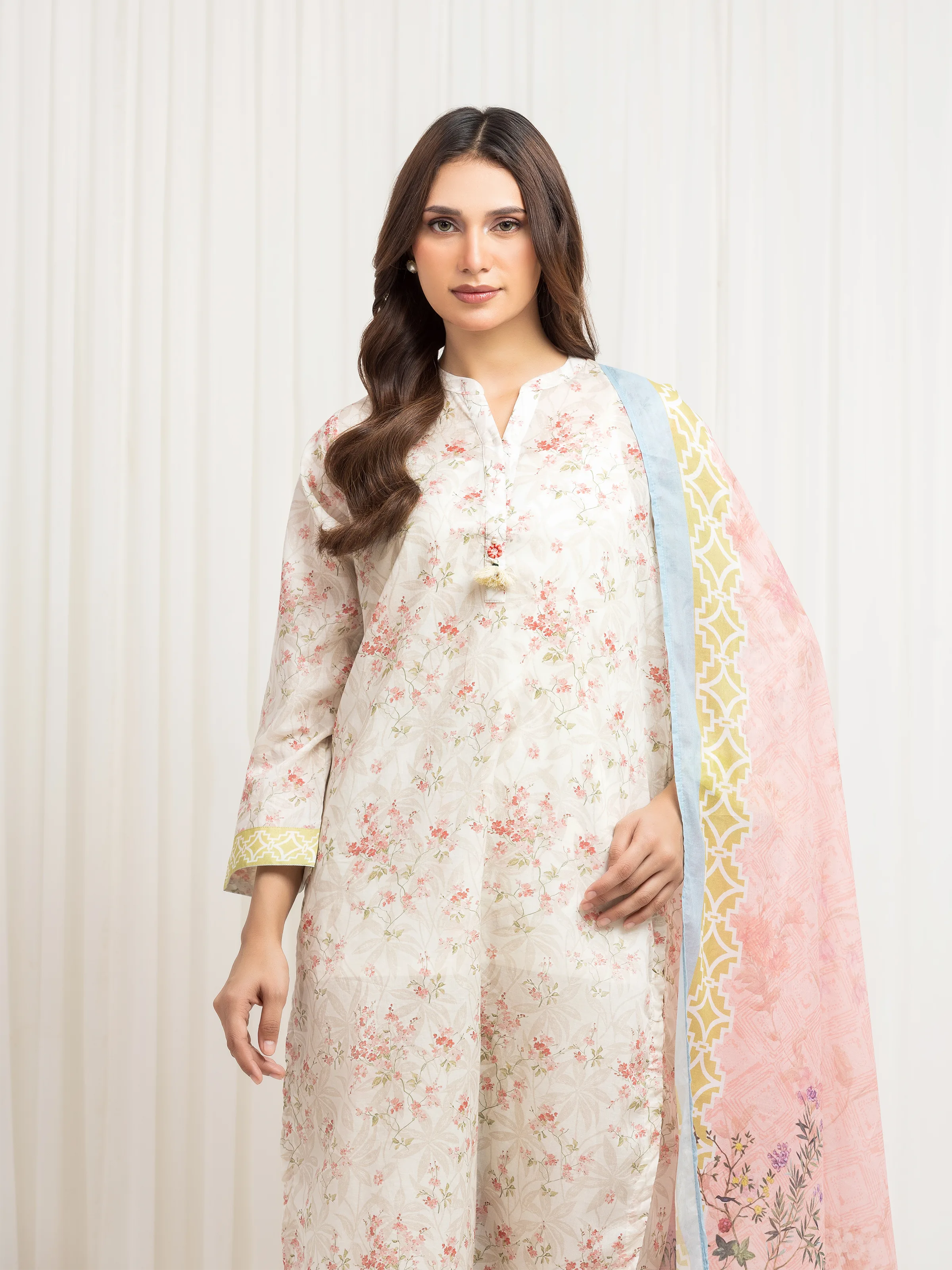 URB Pret 3Pc Printed Lawn Suit