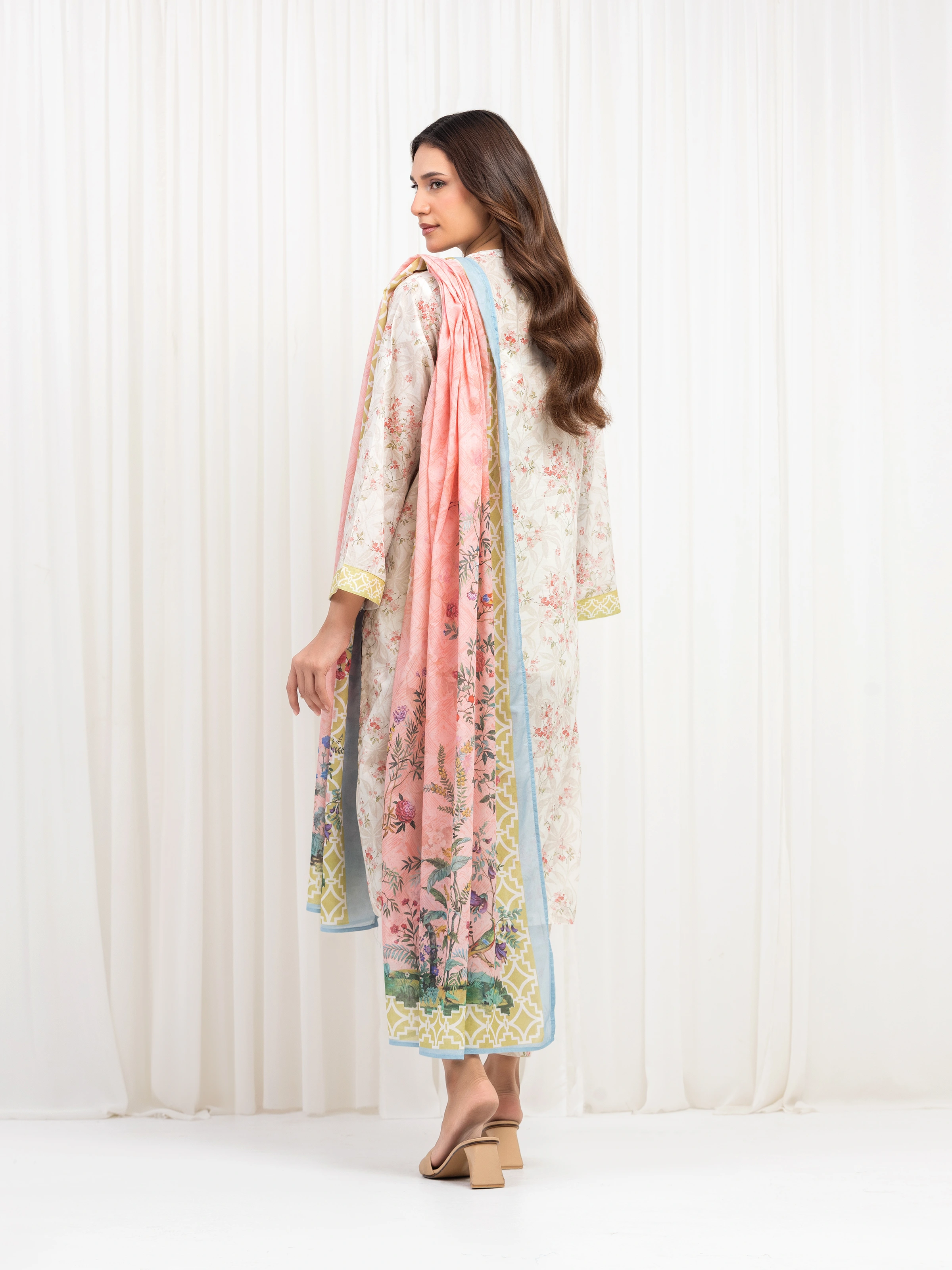 URB Pret 3Pc Printed Lawn Suit