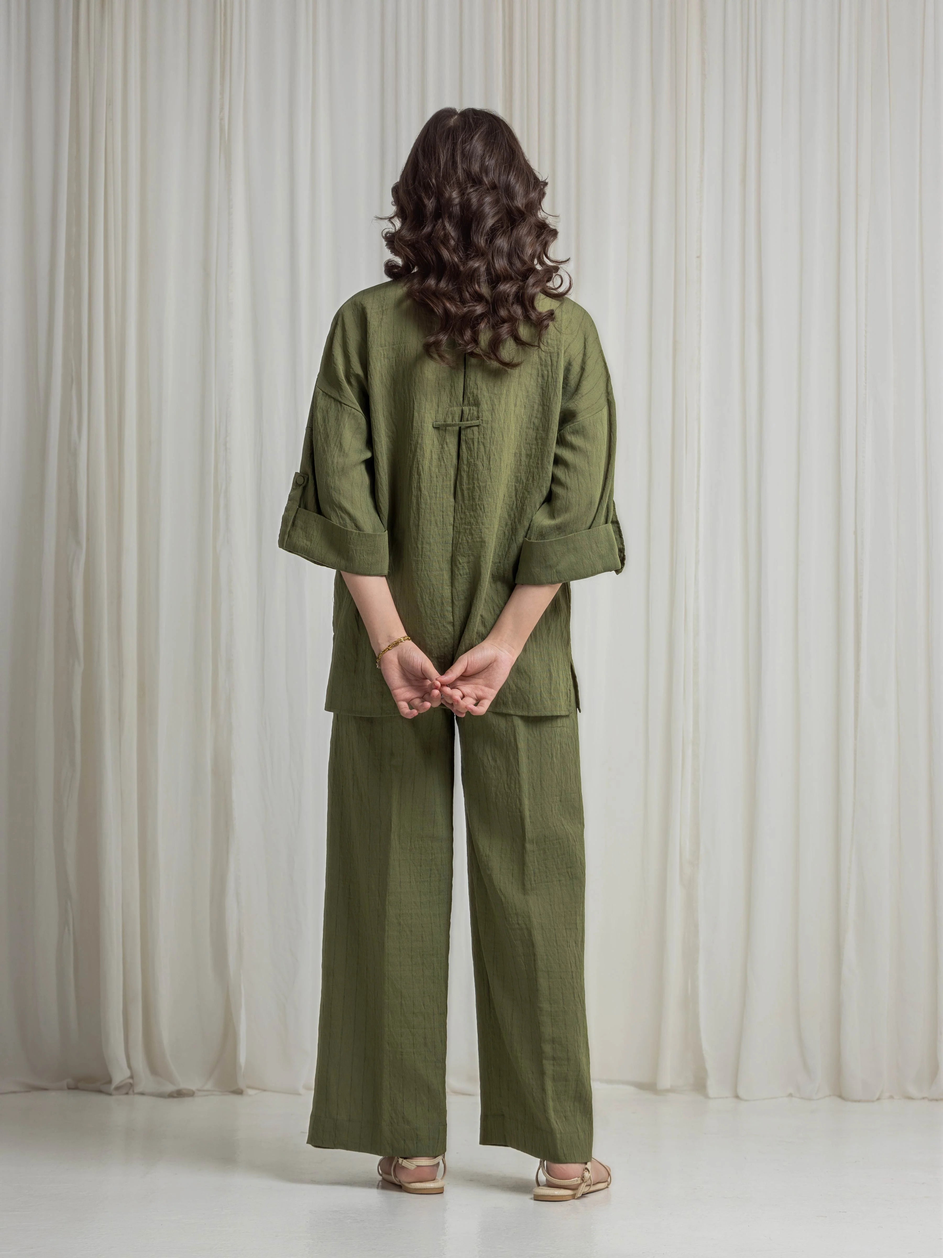 URB Pret Solid Viscose Co-Ord Set
