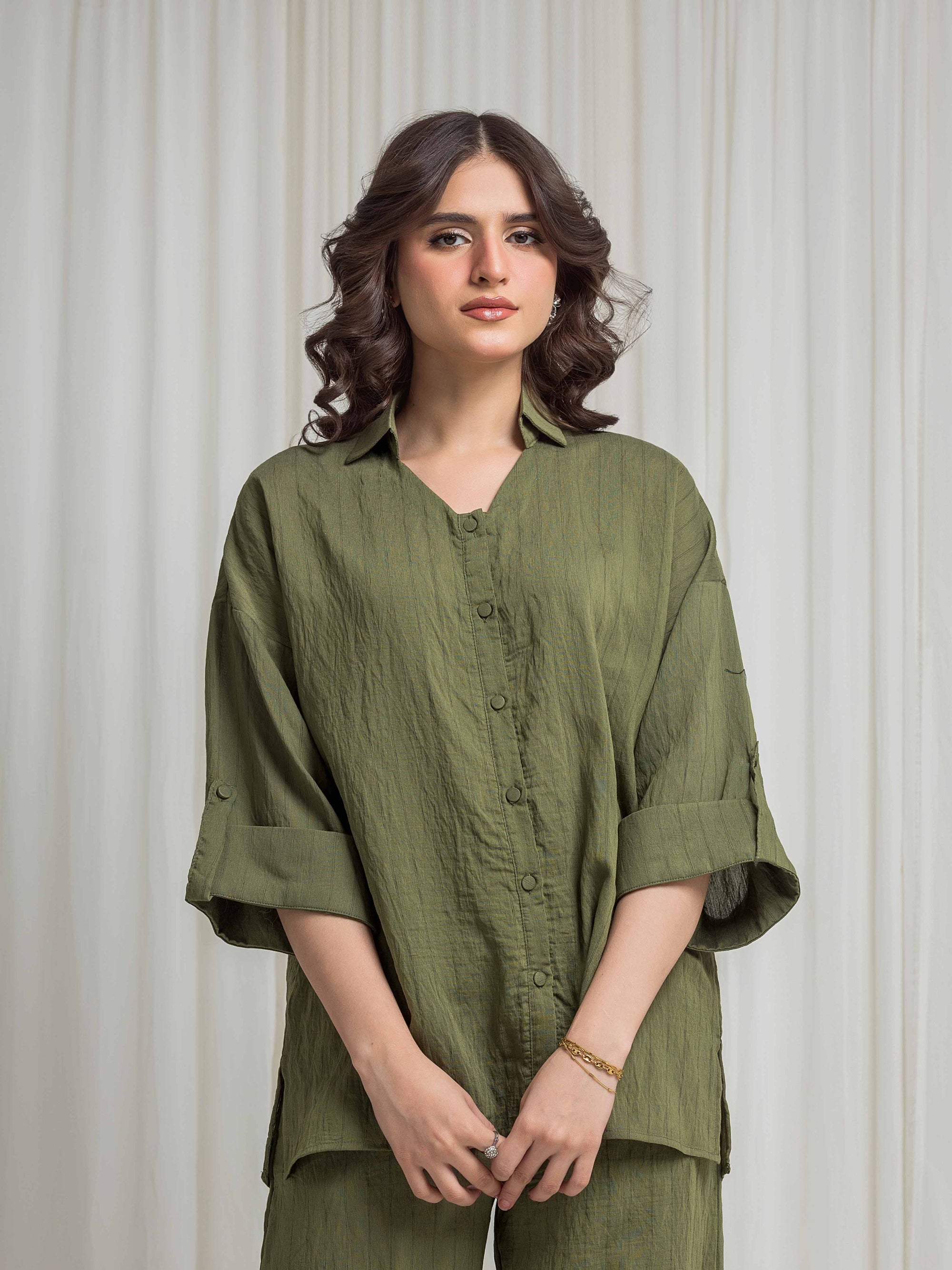URB Pret Solid Viscose Co-Ord Set