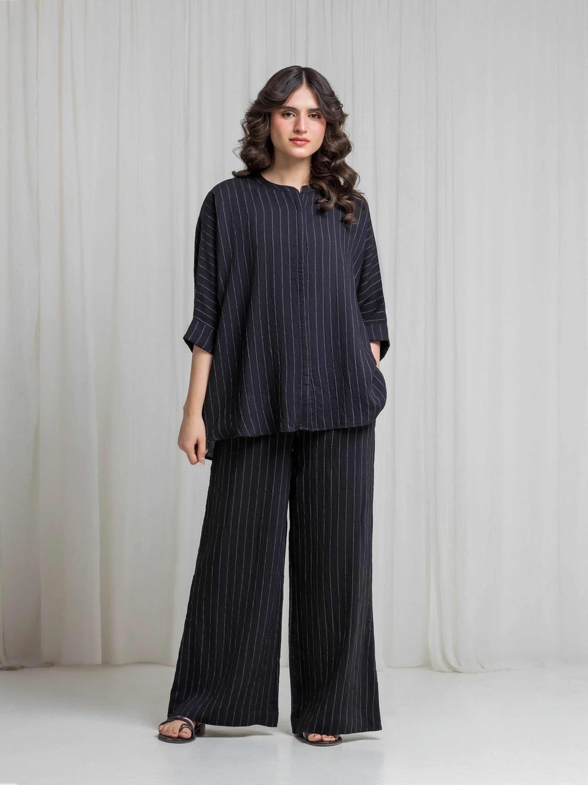 URB Pret Solid Viscose Co-Ord Set