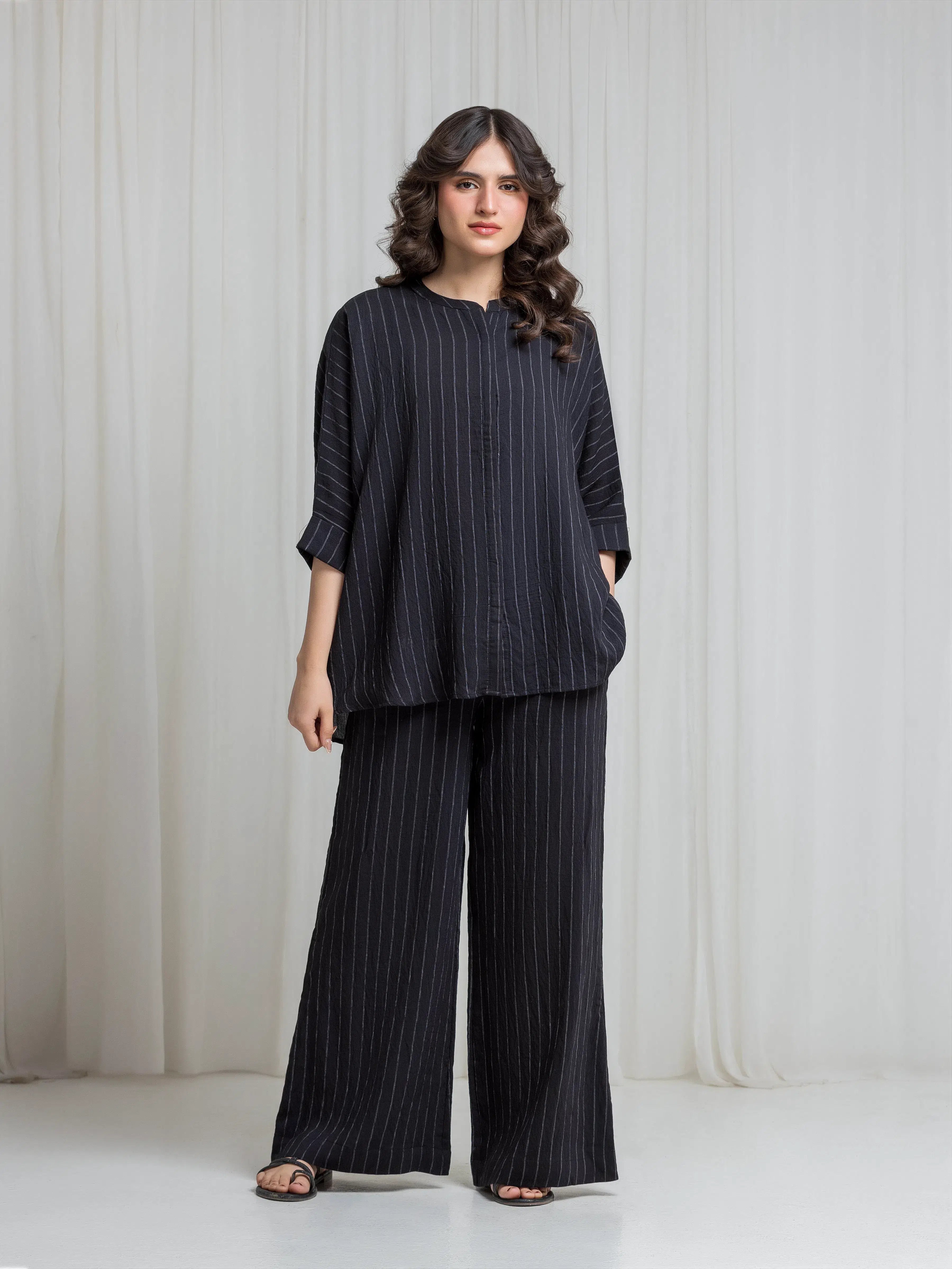 URB Pret Solid Viscose Co-Ord Set